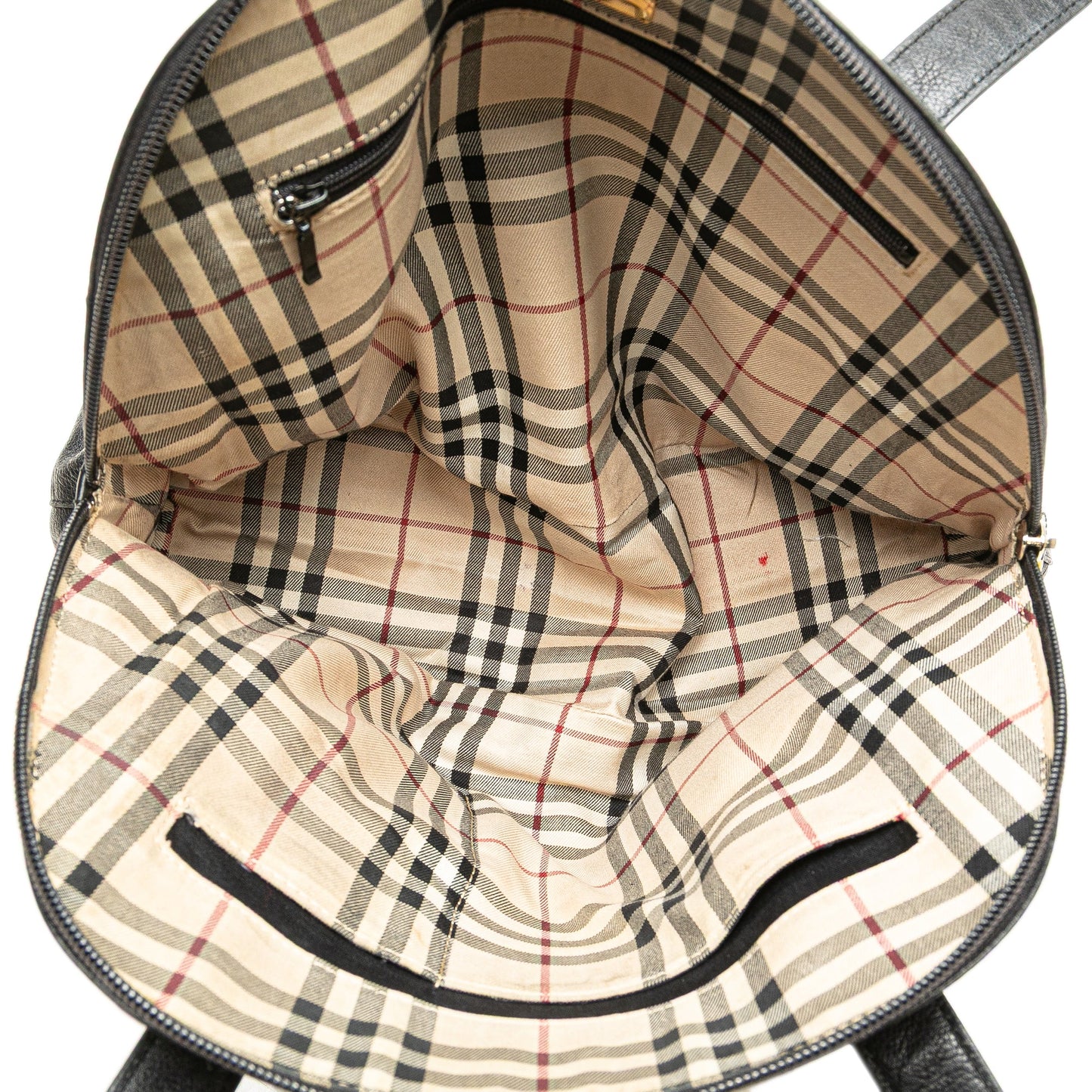 Burberry Leather Dome Handbag
