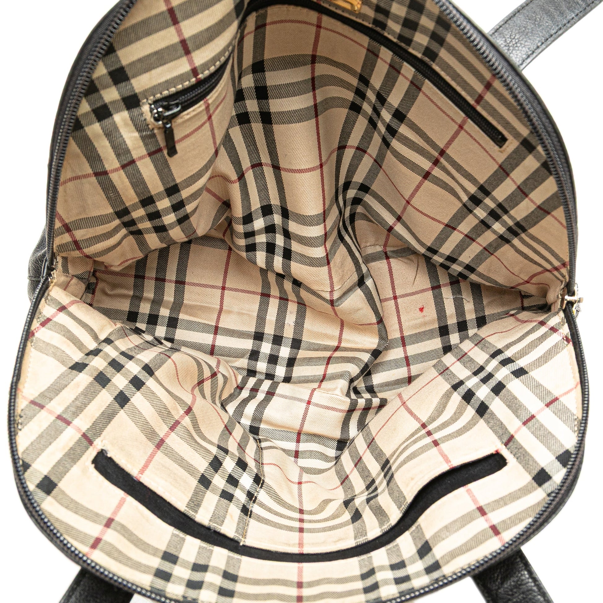 Burberry Leather Dome Handbag