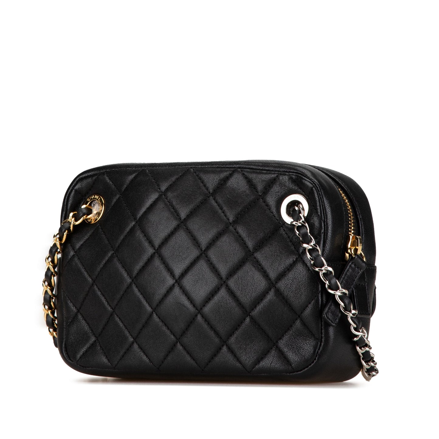 Chanel CC Quilted Lambskin Chain Camera Bag