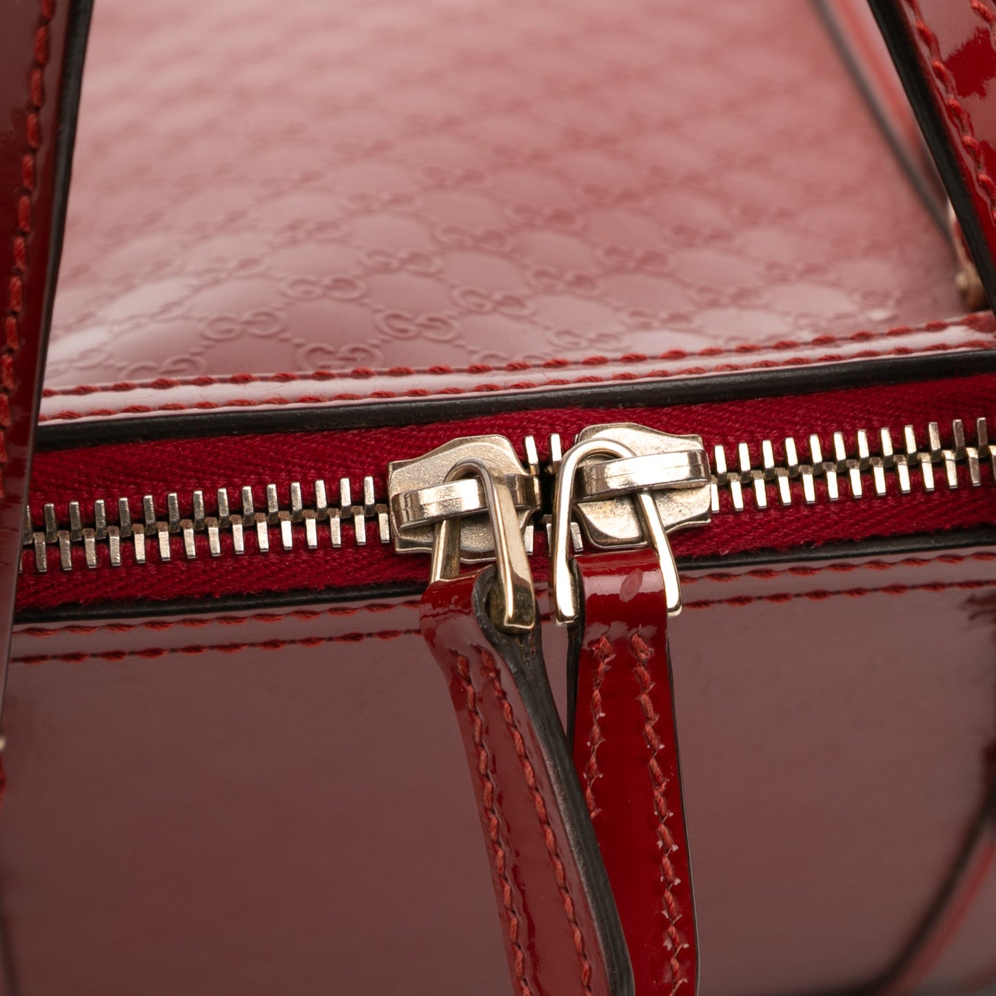 Gucci Small Microguccissima Patent Nice Dome Satchel