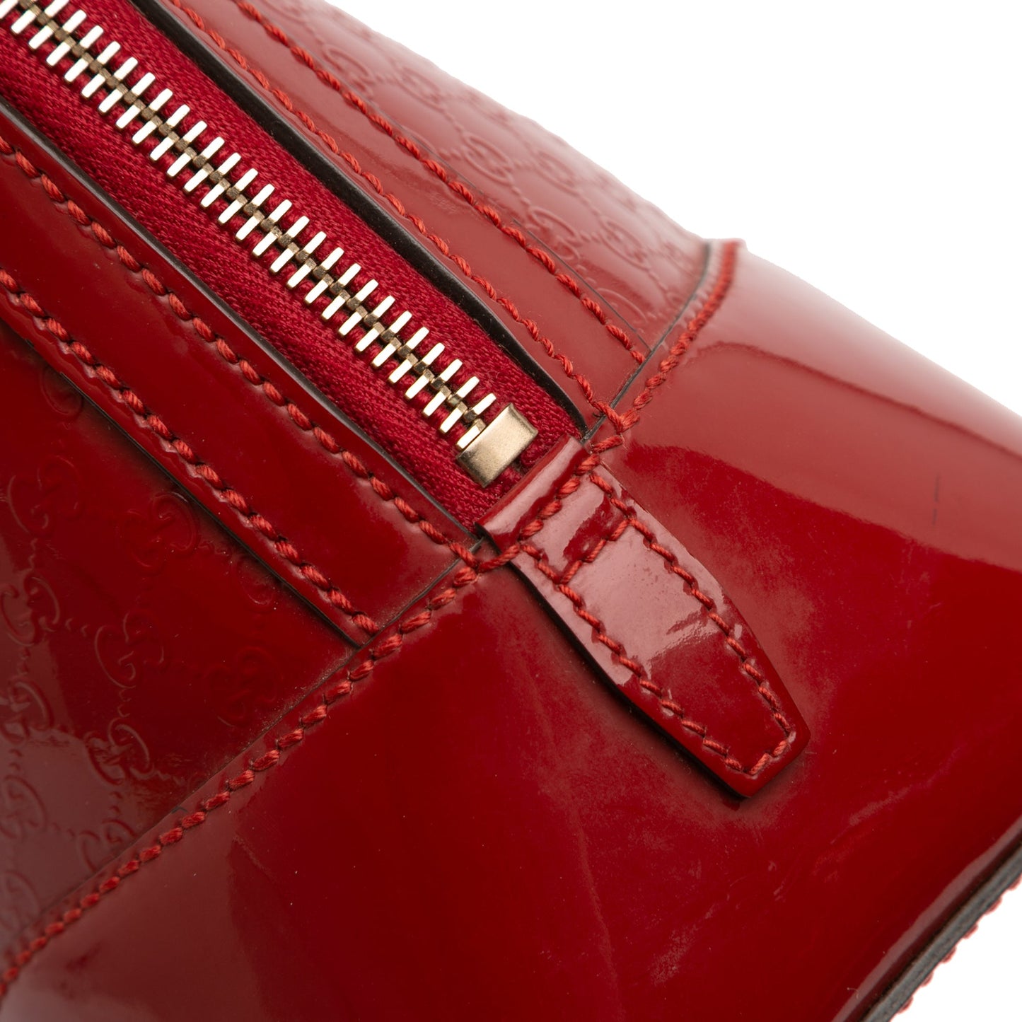 Gucci Small Microguccissima Patent Nice Dome Satchel