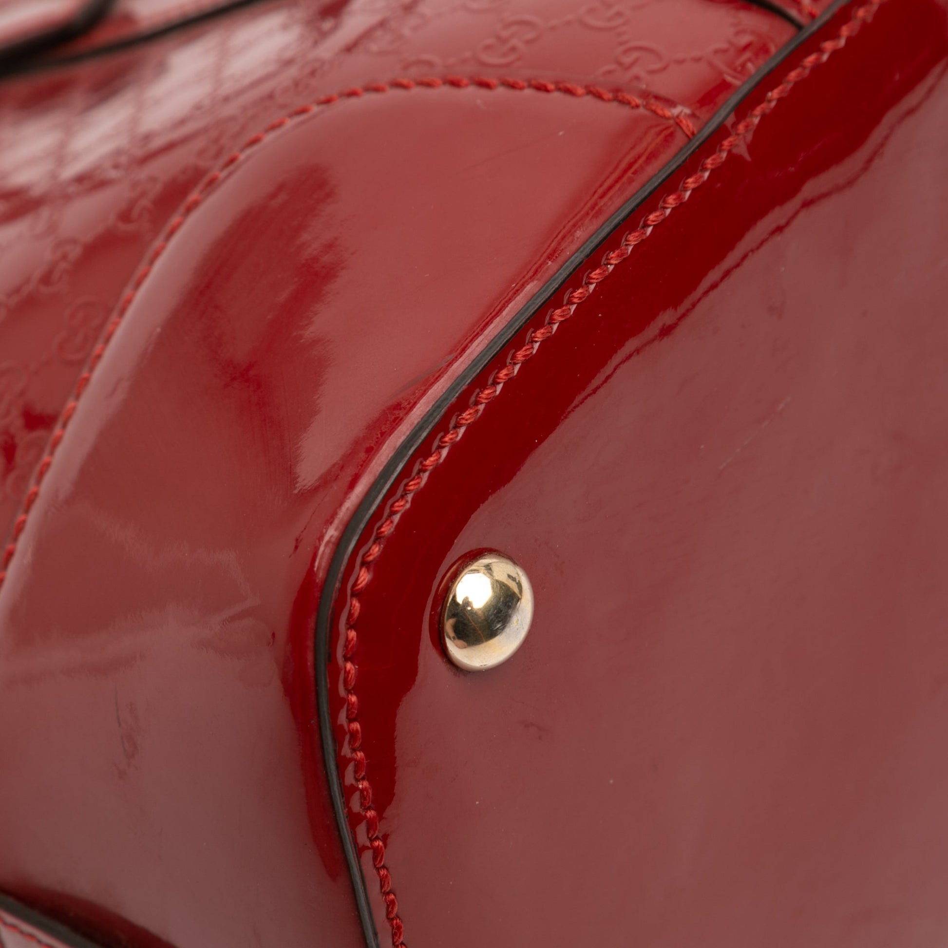Gucci Small Microguccissima Patent Nice Dome Satchel