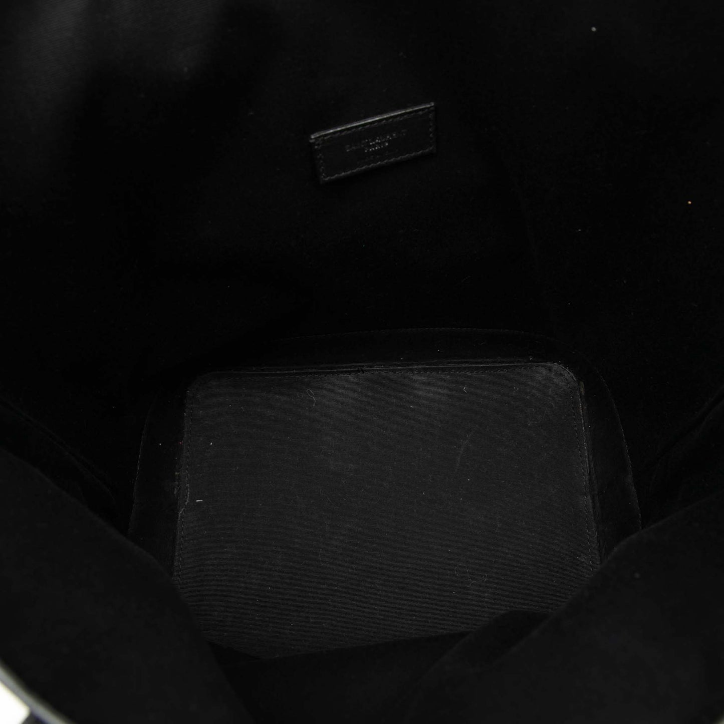 Saint Laurent Raffia Teddy Shopping Tote