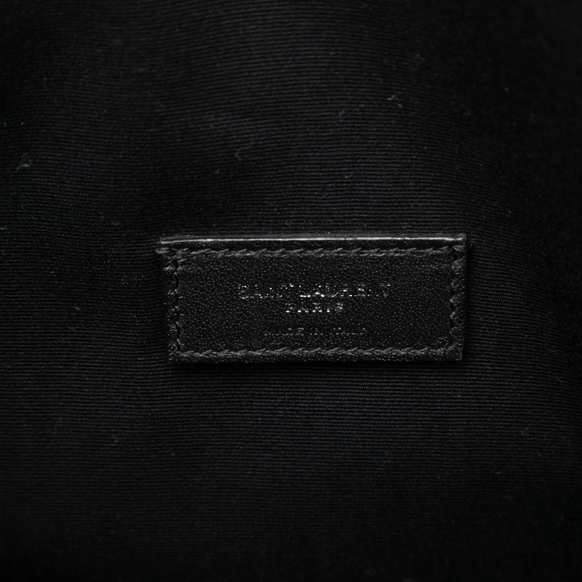 Saint Laurent Raffia Teddy Shopping Tote