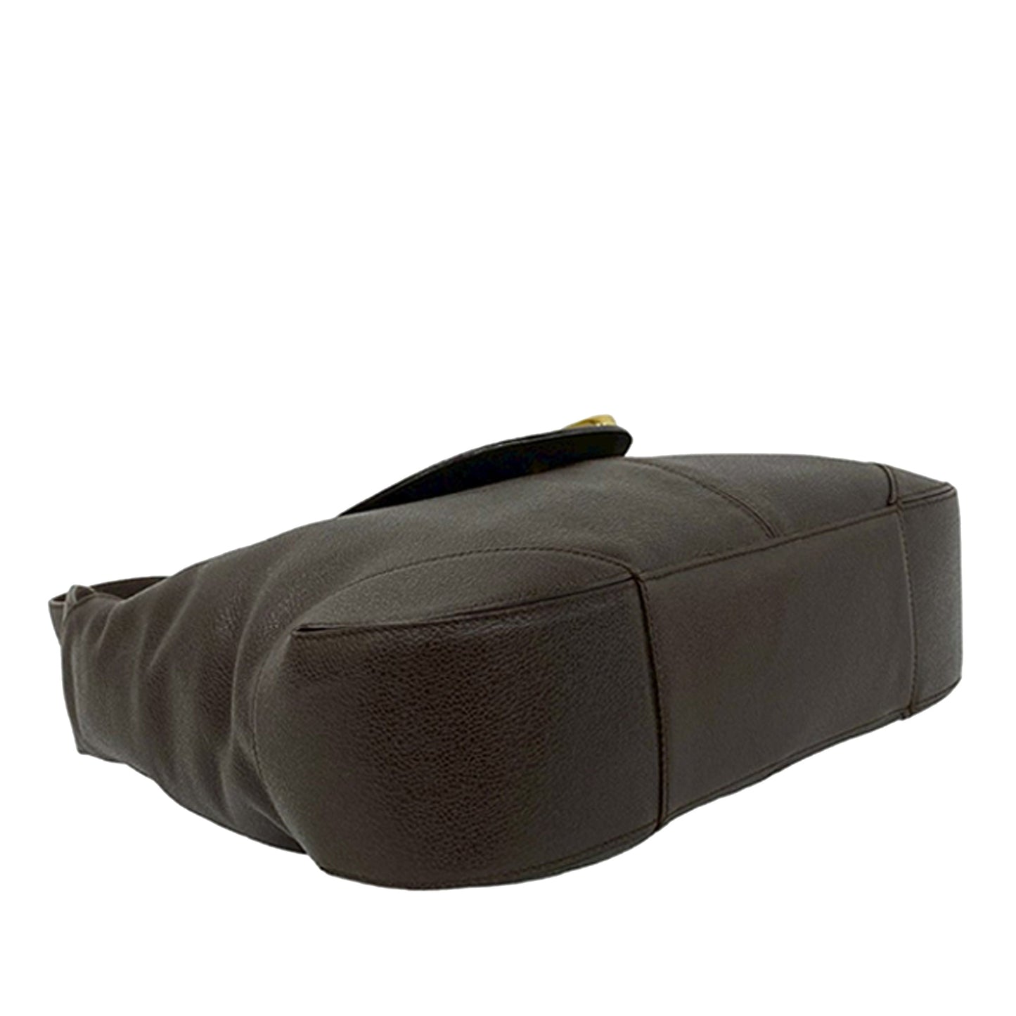 Bvlgari Leather Front Ring Hobo