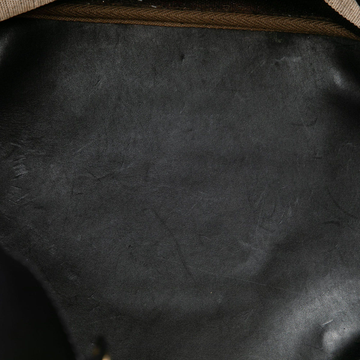 Burberry Medium Mega Check Canvas Ashby Bucket Bag