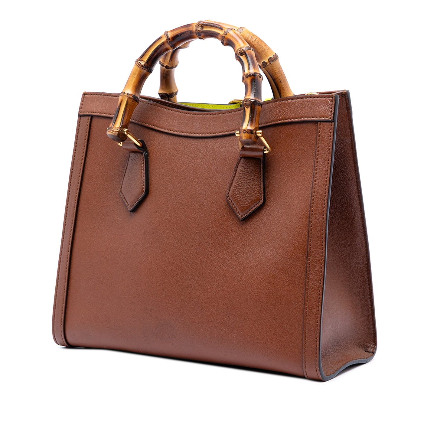 Gucci Medium Calfskin Bamboo Diana Satchel