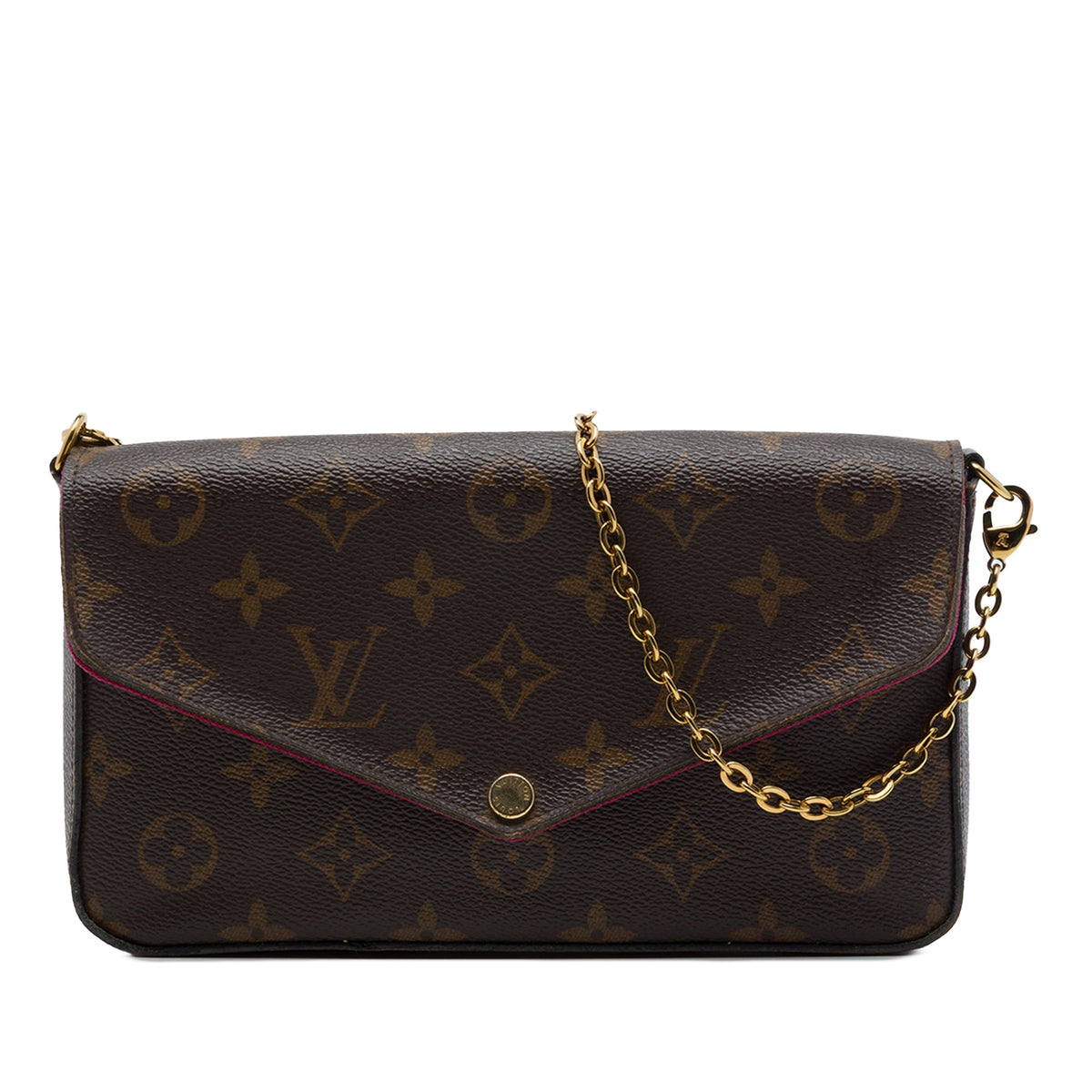 Louis Vuitton Monogram Pochette Felicie — Brown