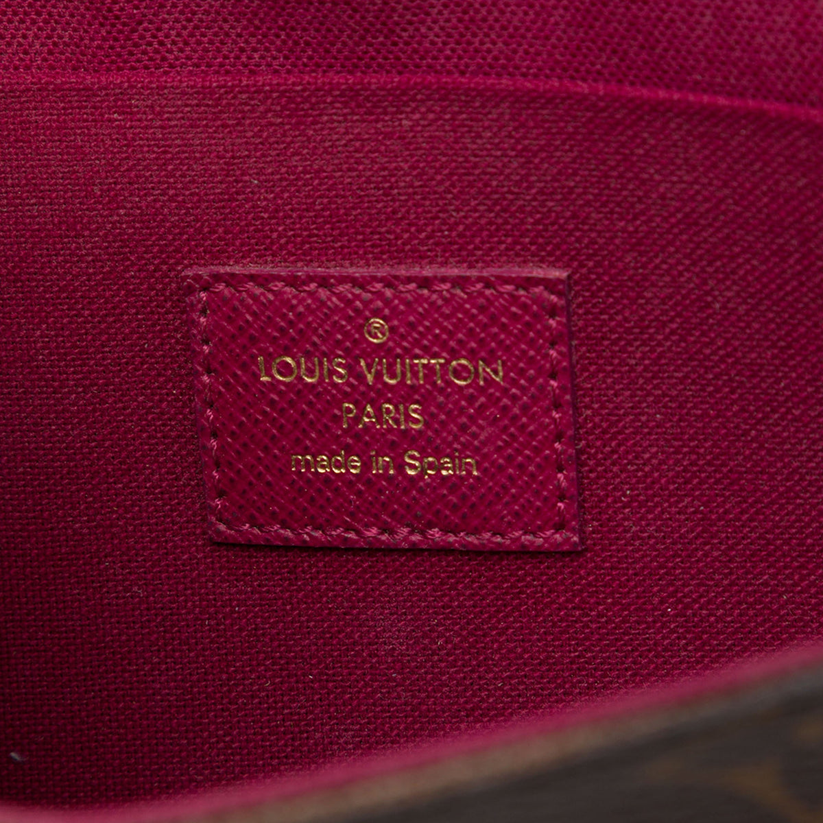 Louis Vuitton Monogram Pochette Felicie — Brown