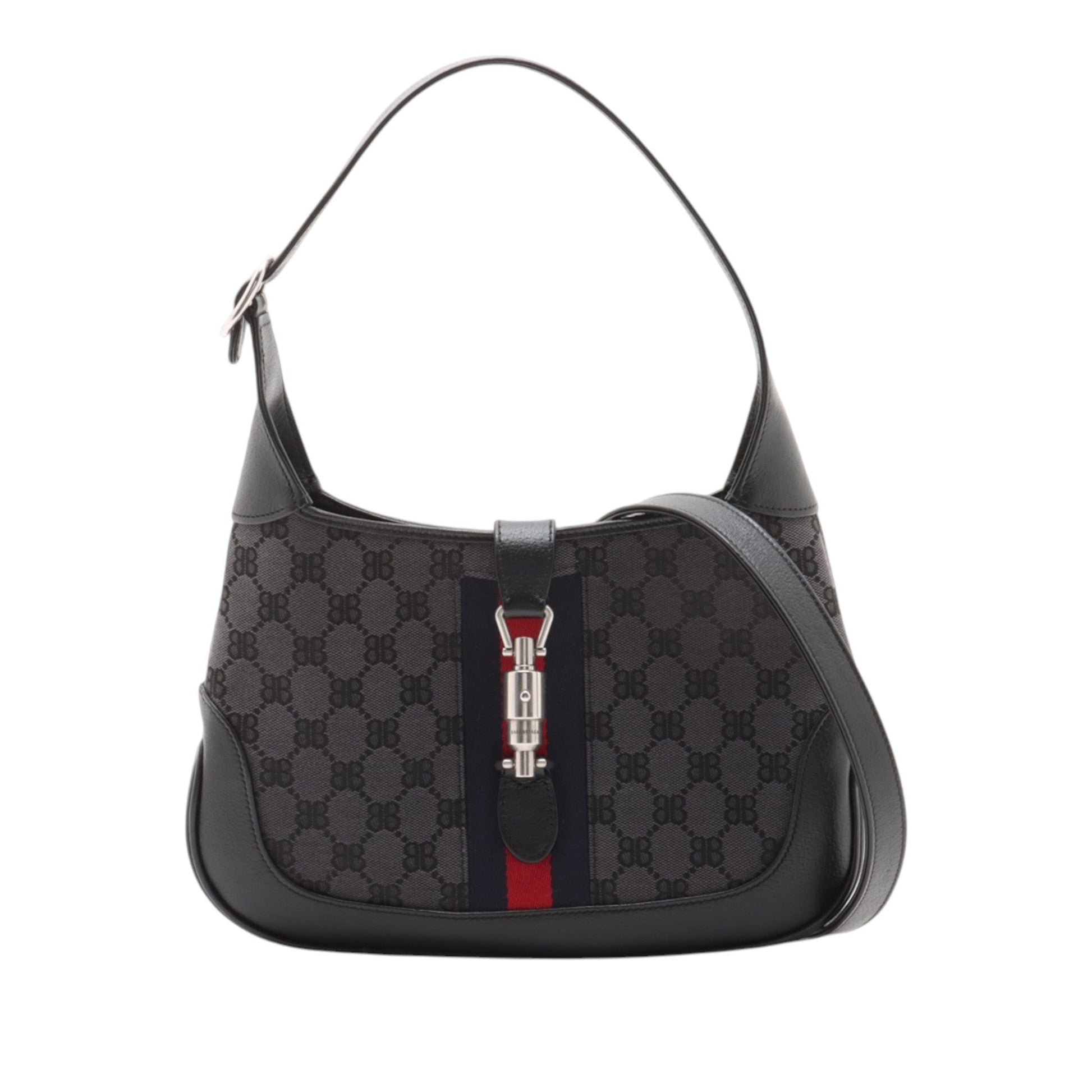 Gucci Balenciaga The Hacker Project Small GG Canvas Web Jackie 1961