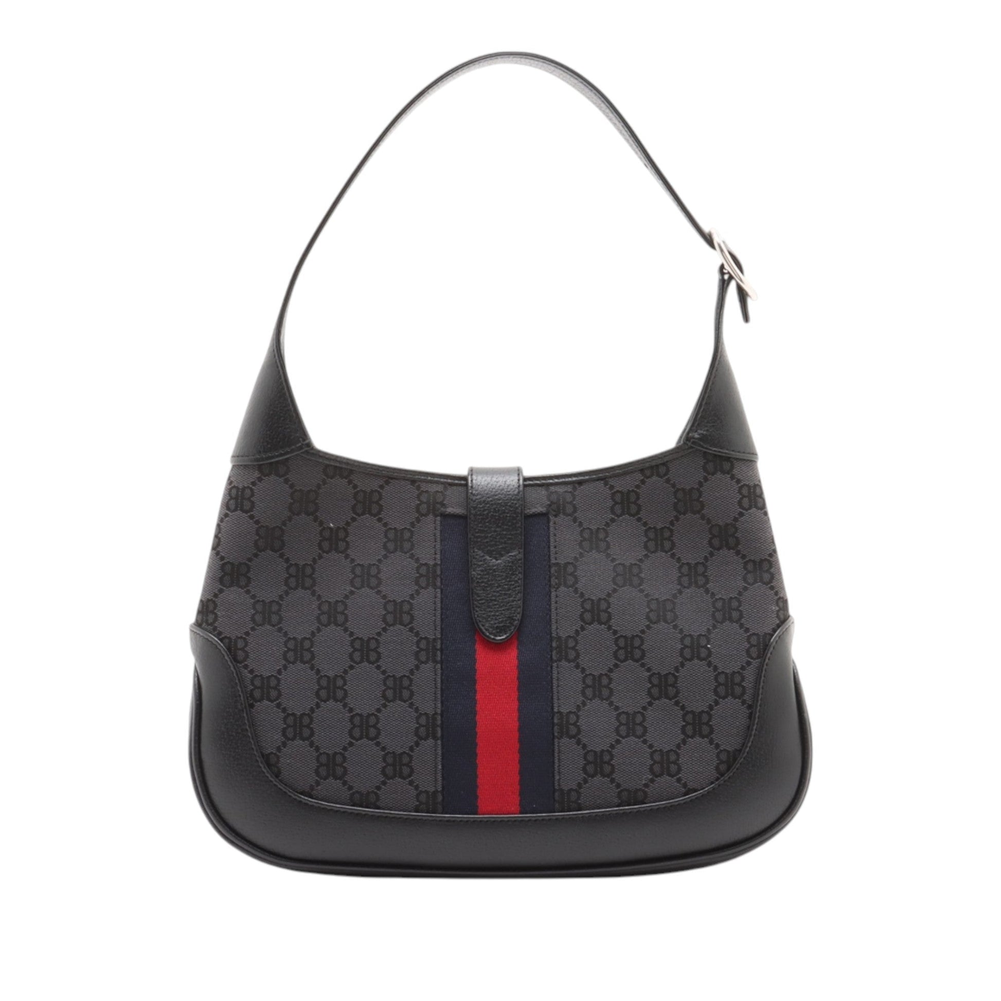 Gucci Balenciaga The Hacker Project Small GG Canvas Web Jackie 1961