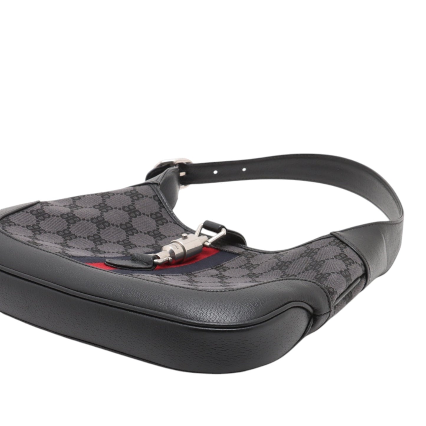 Gucci Balenciaga The Hacker Project Small GG Canvas Web Jackie 1961
