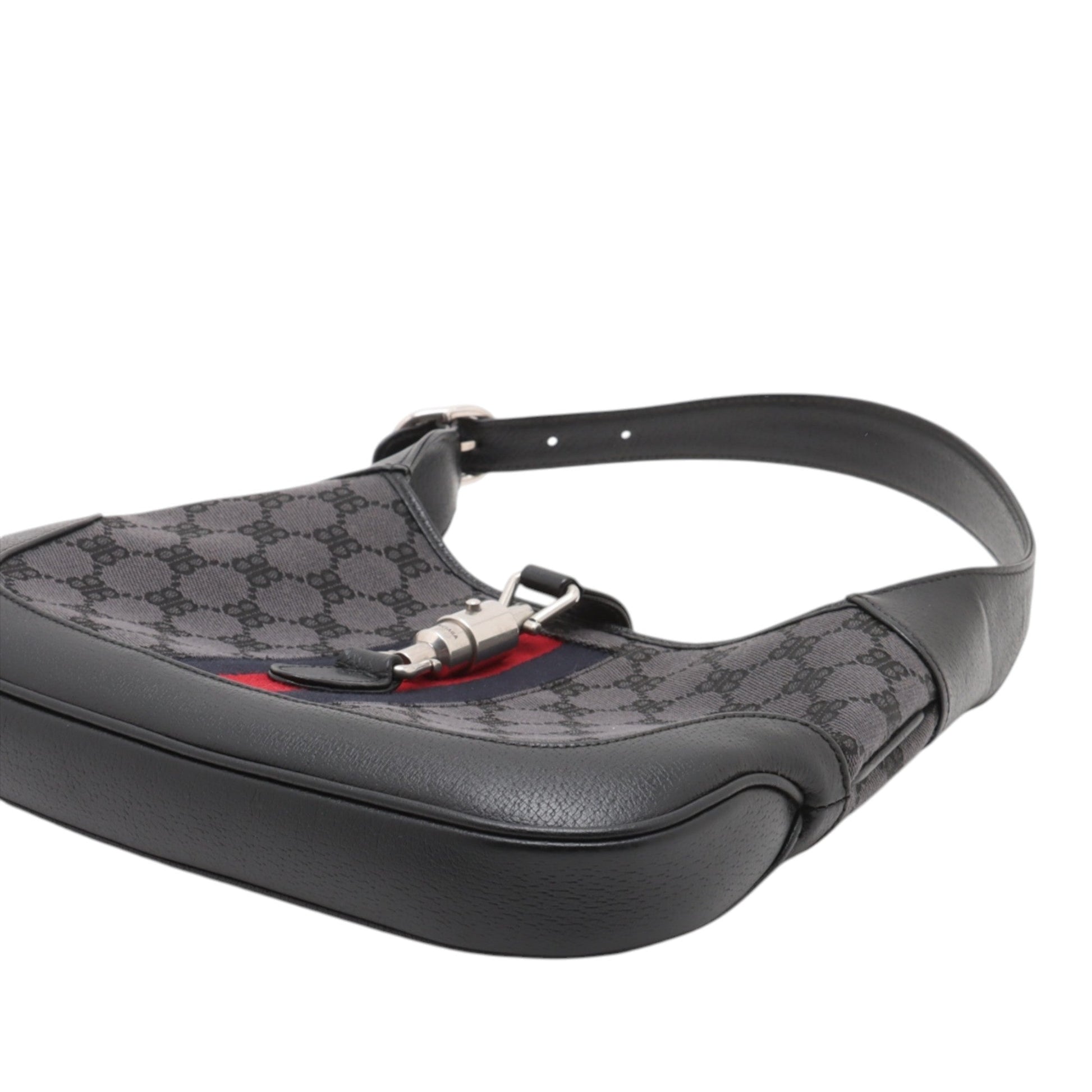 Gucci Balenciaga The Hacker Project Small GG Canvas Web Jackie 1961