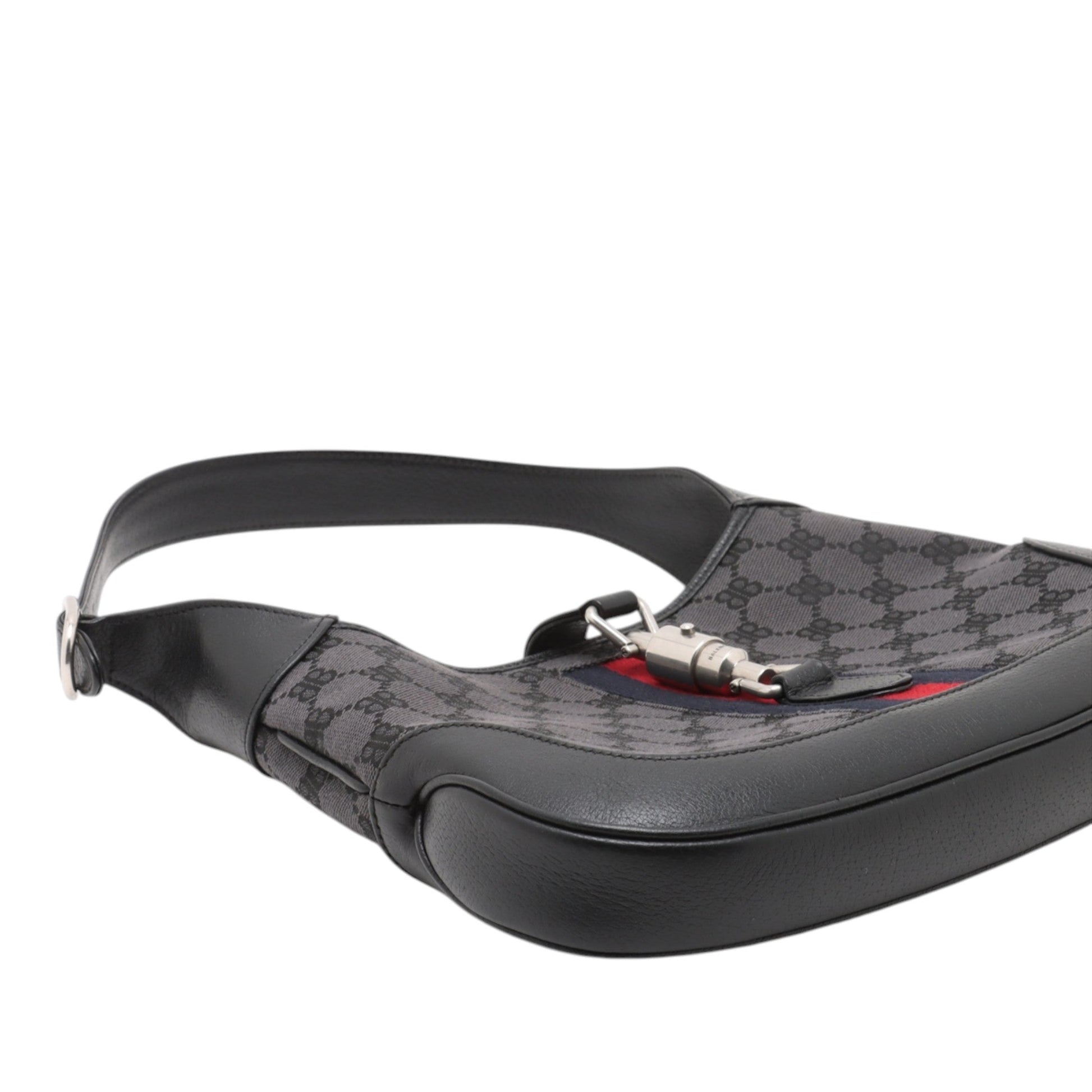Gucci Balenciaga The Hacker Project Small GG Canvas Web Jackie 1961
