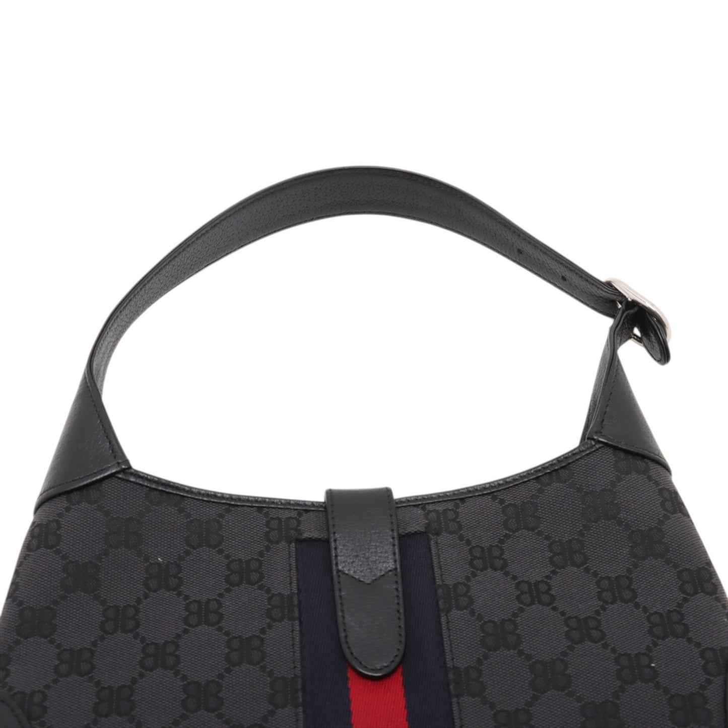Gucci Balenciaga The Hacker Project Small GG Canvas Web Jackie 1961