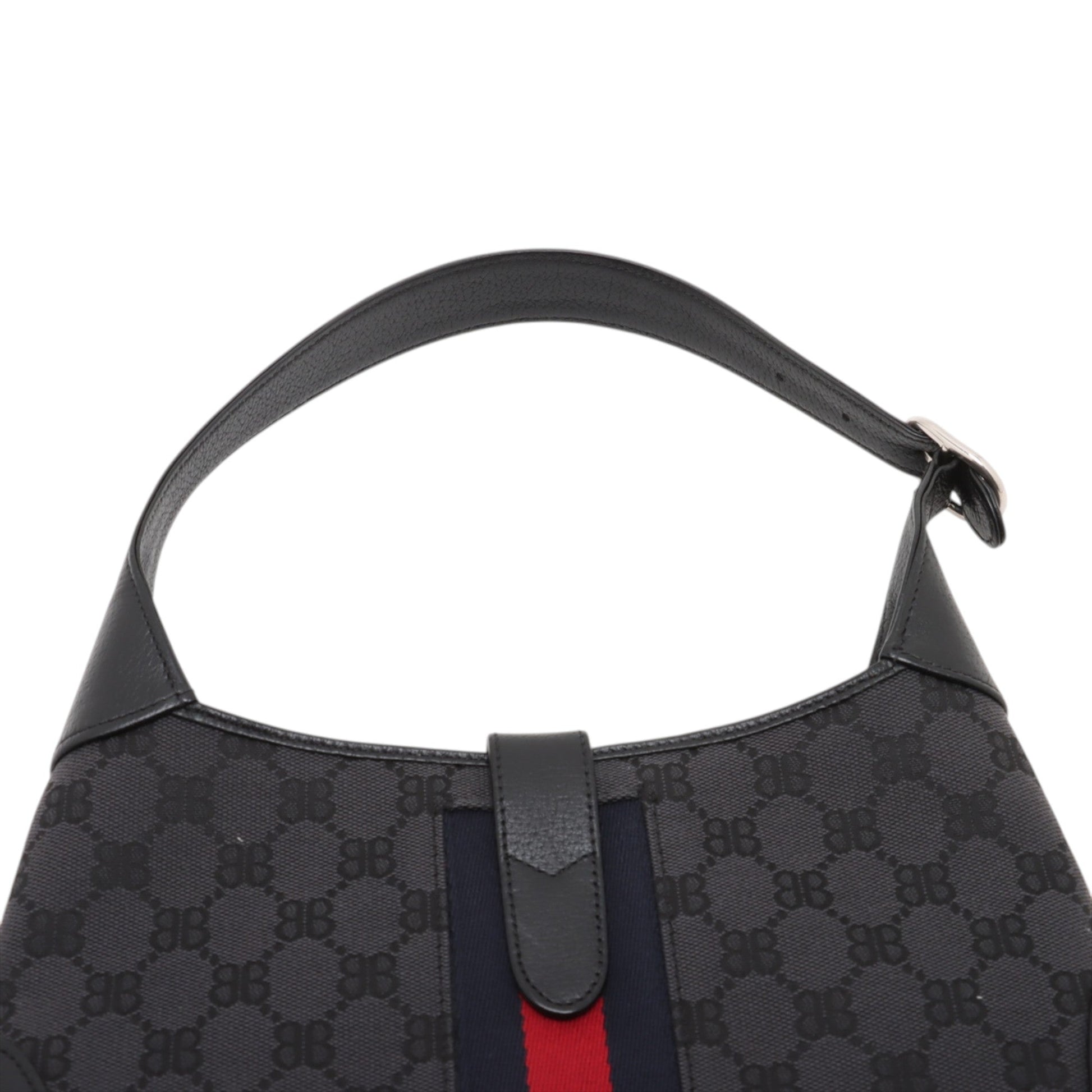 Gucci Balenciaga The Hacker Project Small GG Canvas Web Jackie 1961