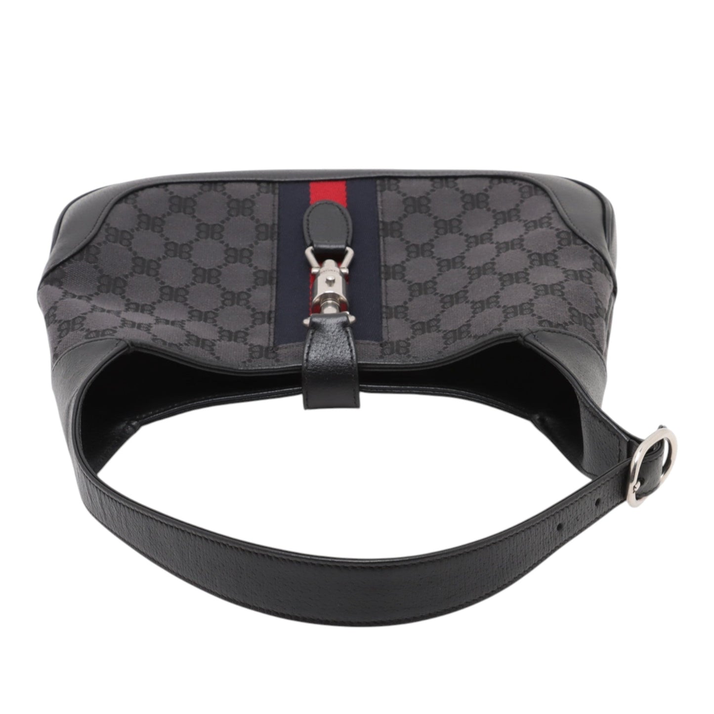 Gucci Balenciaga The Hacker Project Small GG Canvas Web Jackie 1961