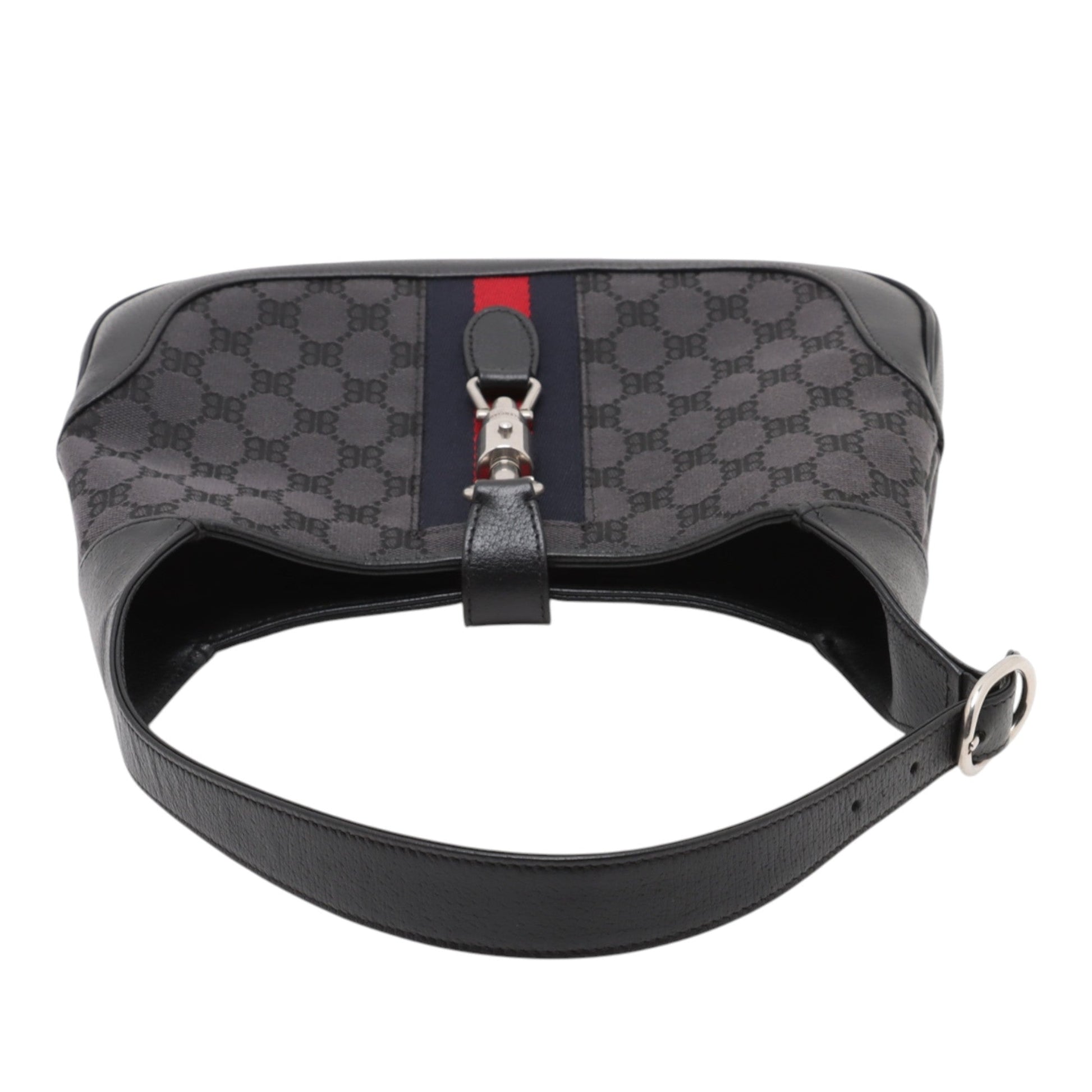 Gucci Balenciaga The Hacker Project Small GG Canvas Web Jackie 1961