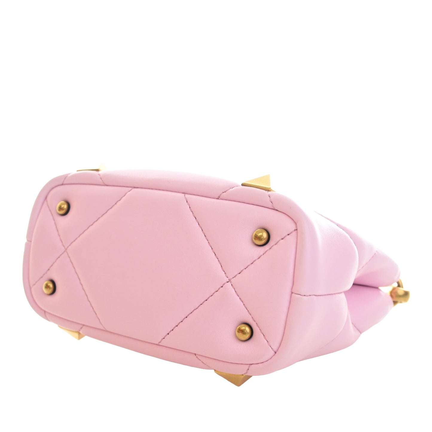 Valentino Small Nappa Roman Stud The Handle Bag