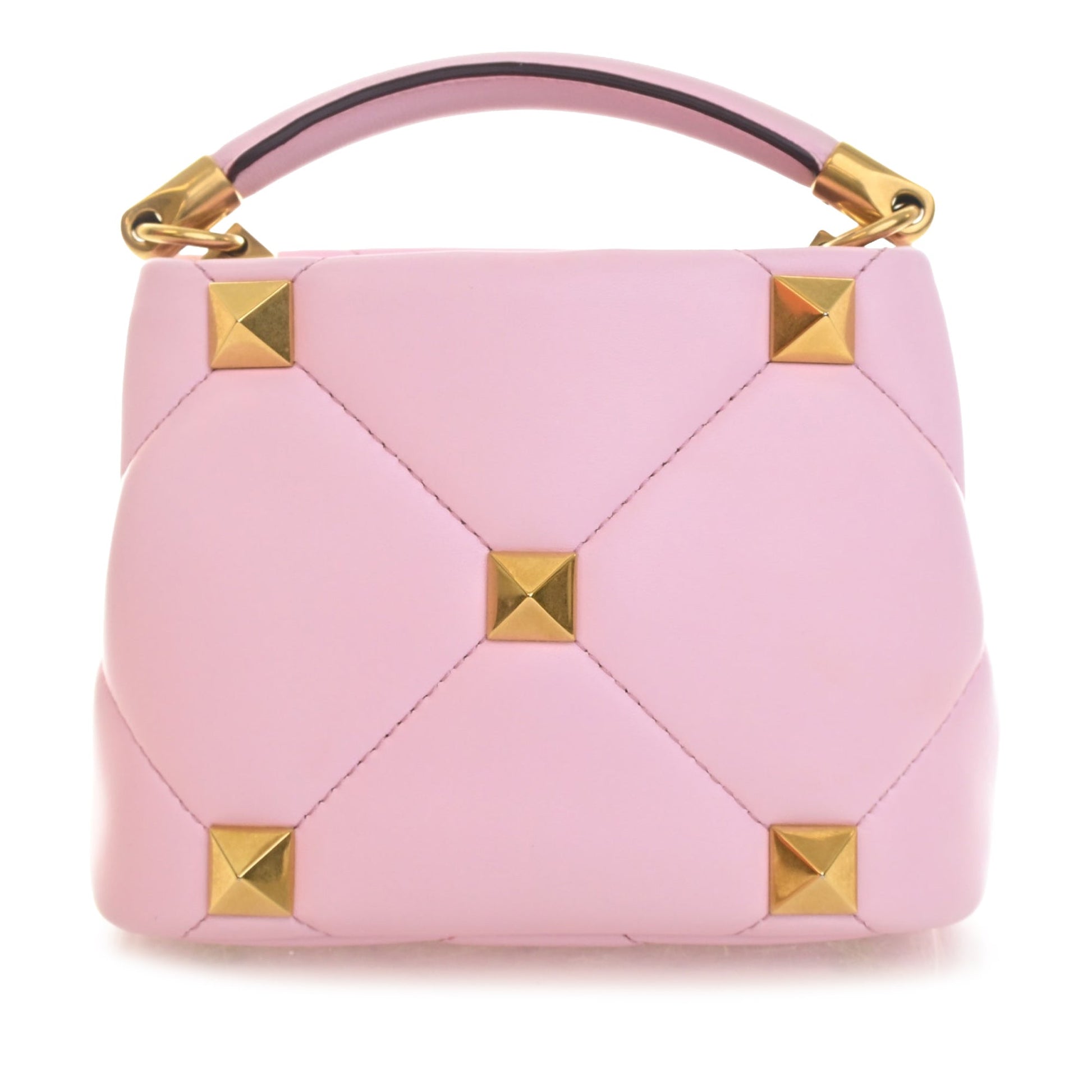 Valentino Small Nappa Roman Stud The Handle Bag