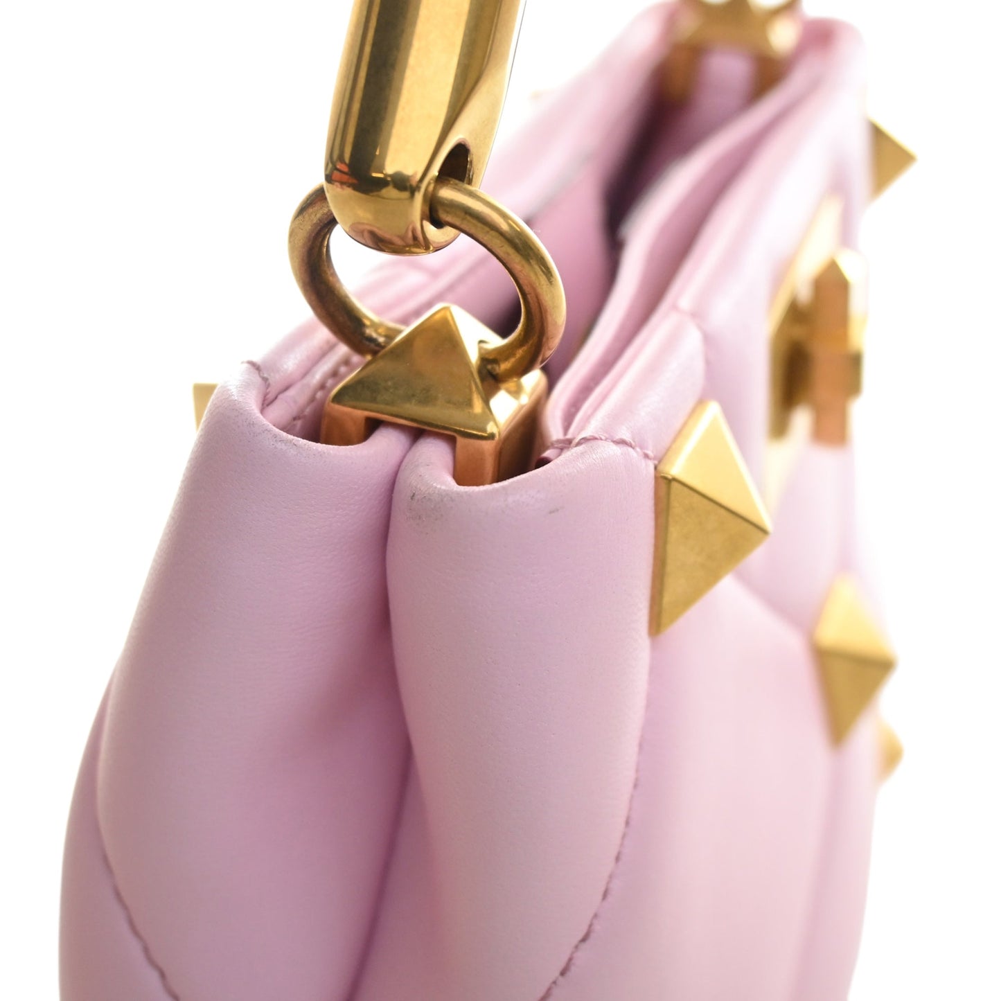 Valentino Small Nappa Roman Stud The Handle Bag
