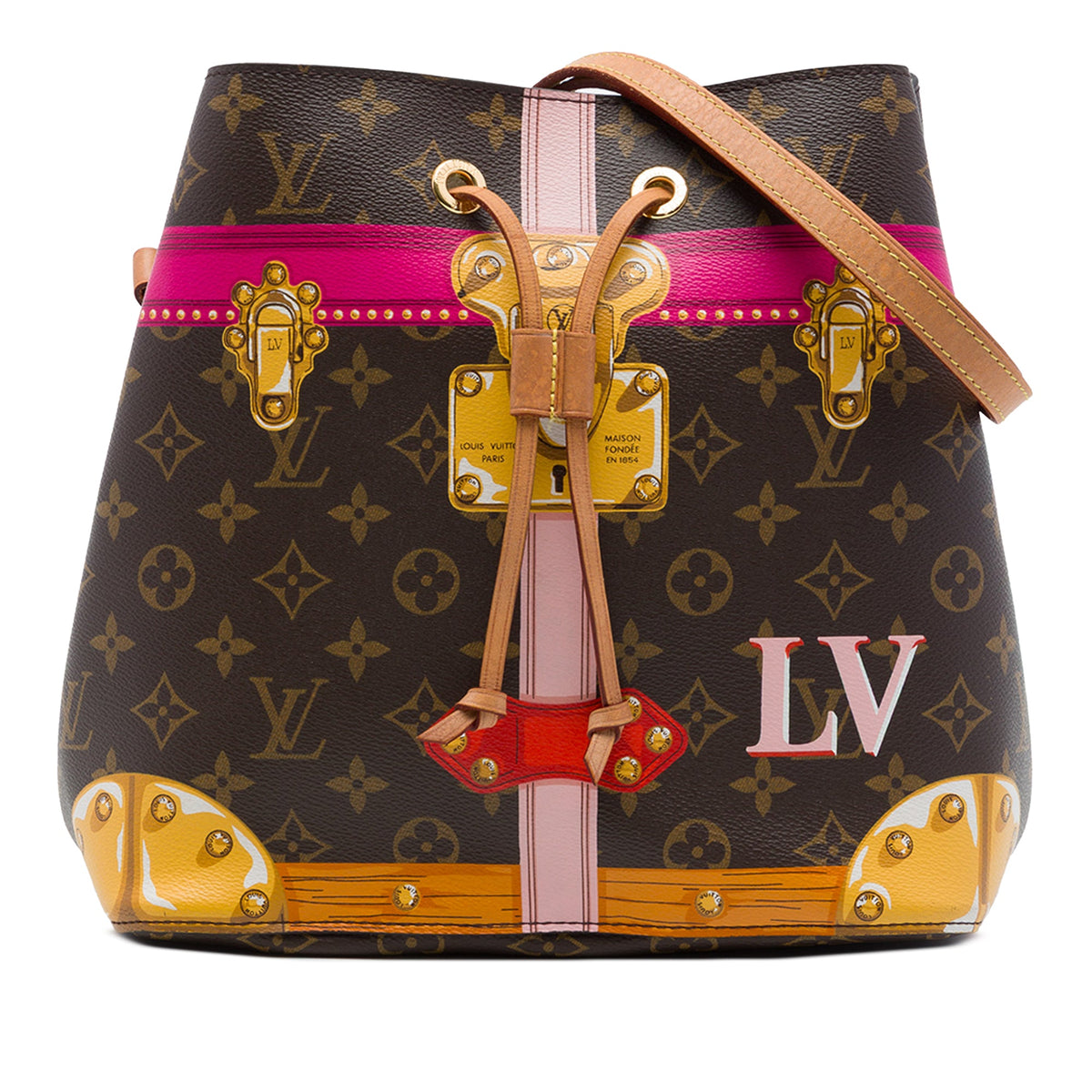 Louis Vuitton Monogram Summer Trunks Neonoe — Brown