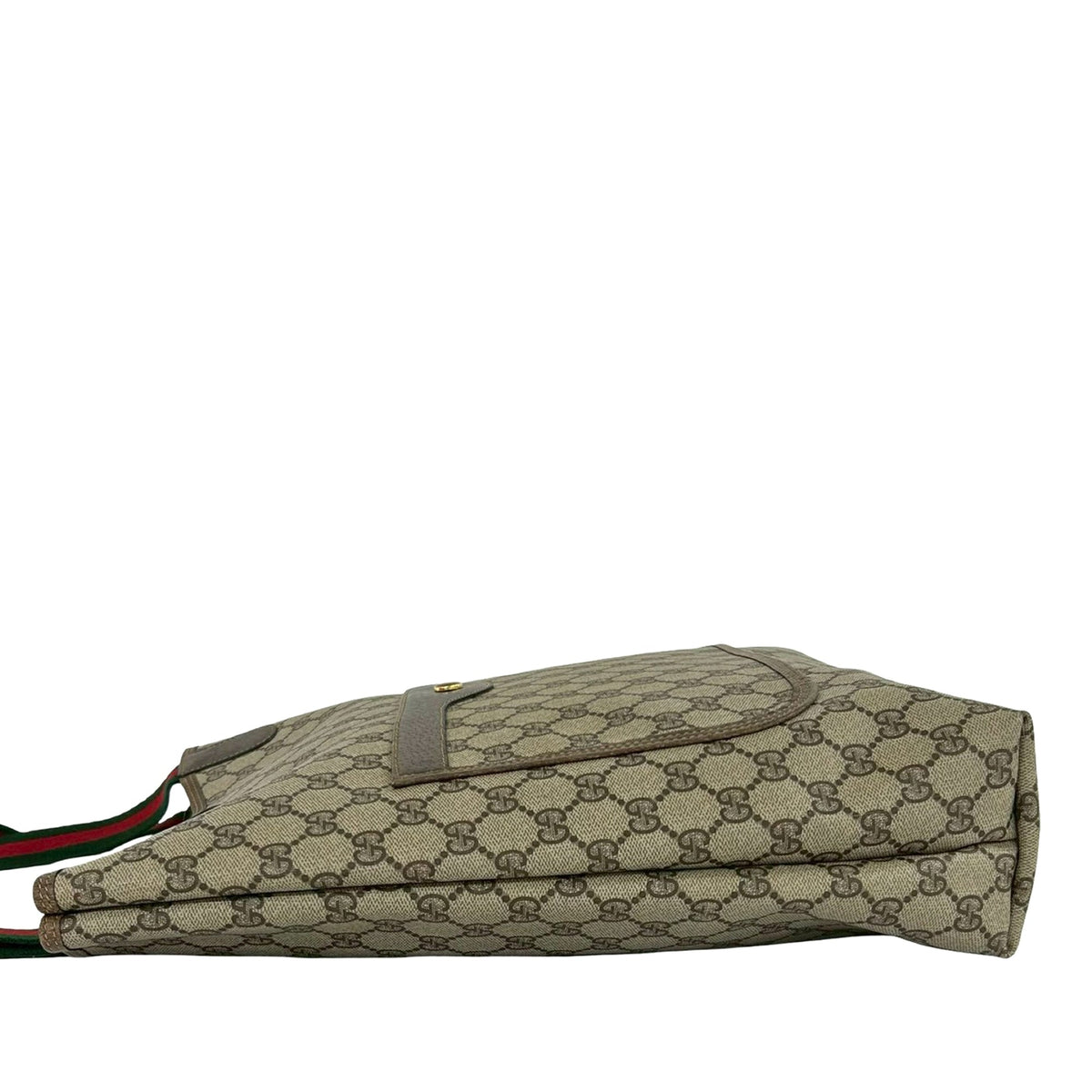 Gucci GG Supreme Plus Web Tote