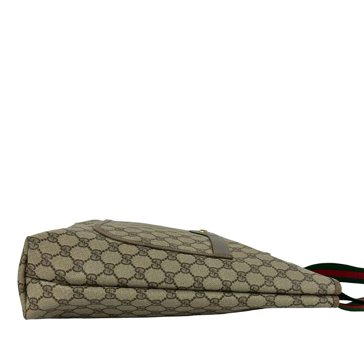 Gucci GG Supreme Plus Web Tote
