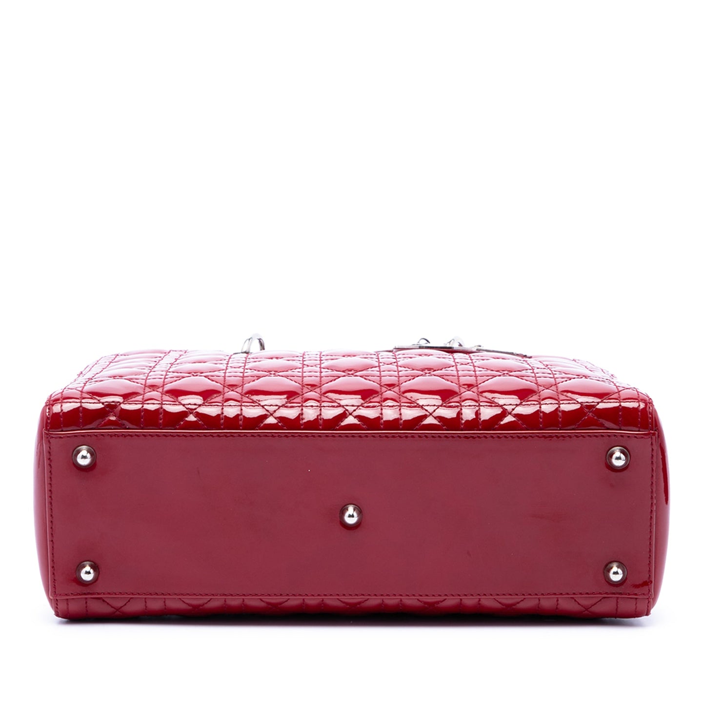 Dior Large Patent Cannage Lady Dior