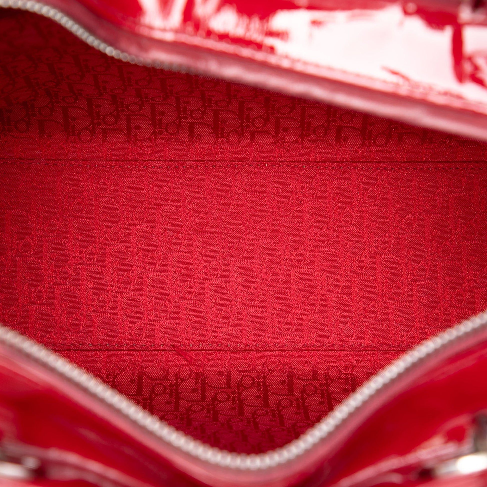 Dior Large Patent Cannage Lady Dior