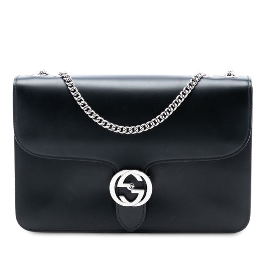 Gucci Medium Patent Interlocking G Crossbody