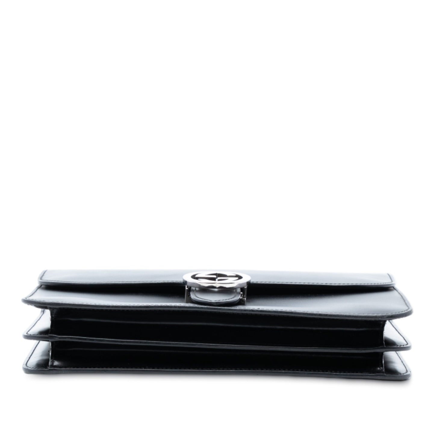 Gucci Medium Patent Interlocking G Crossbody