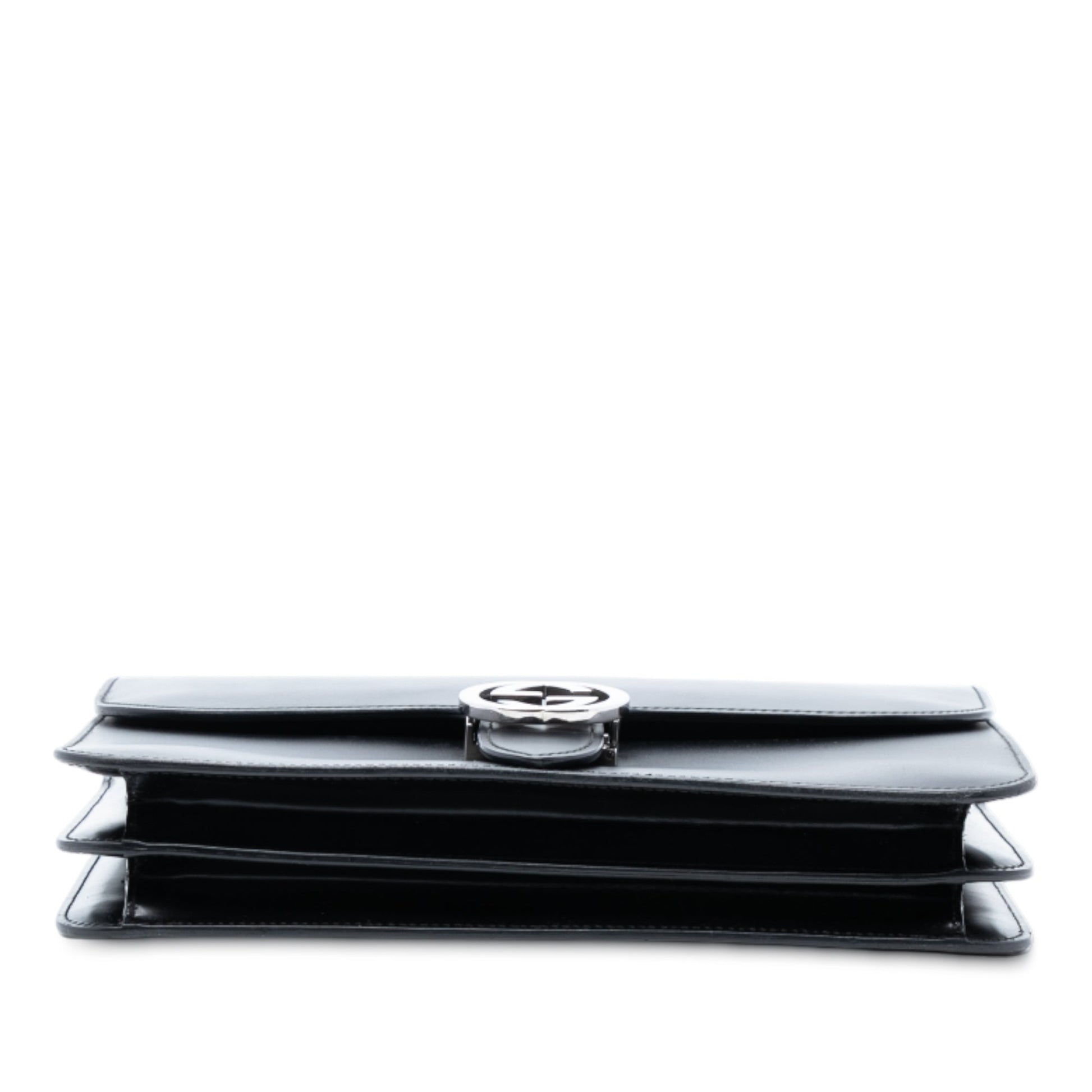 Gucci Medium Patent Interlocking G Crossbody