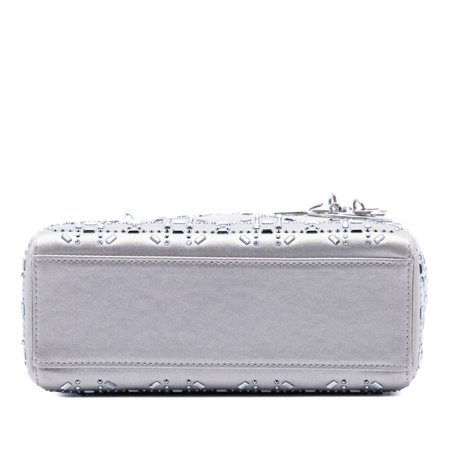 Dior Mini Satin Cannage Crystal Embellished Lady Dior