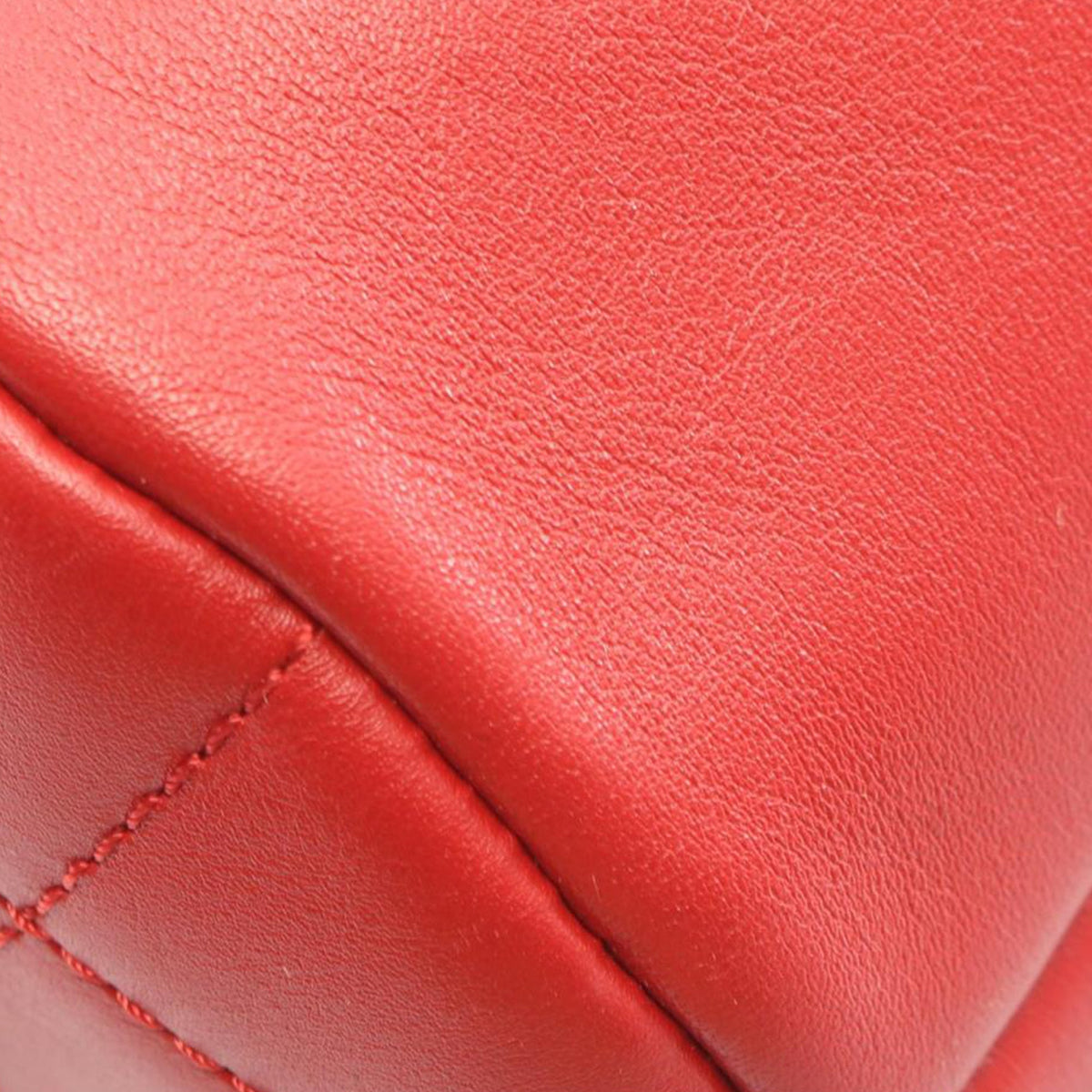 Chanel Calfskin Signature Chain Signe Bowling Bag