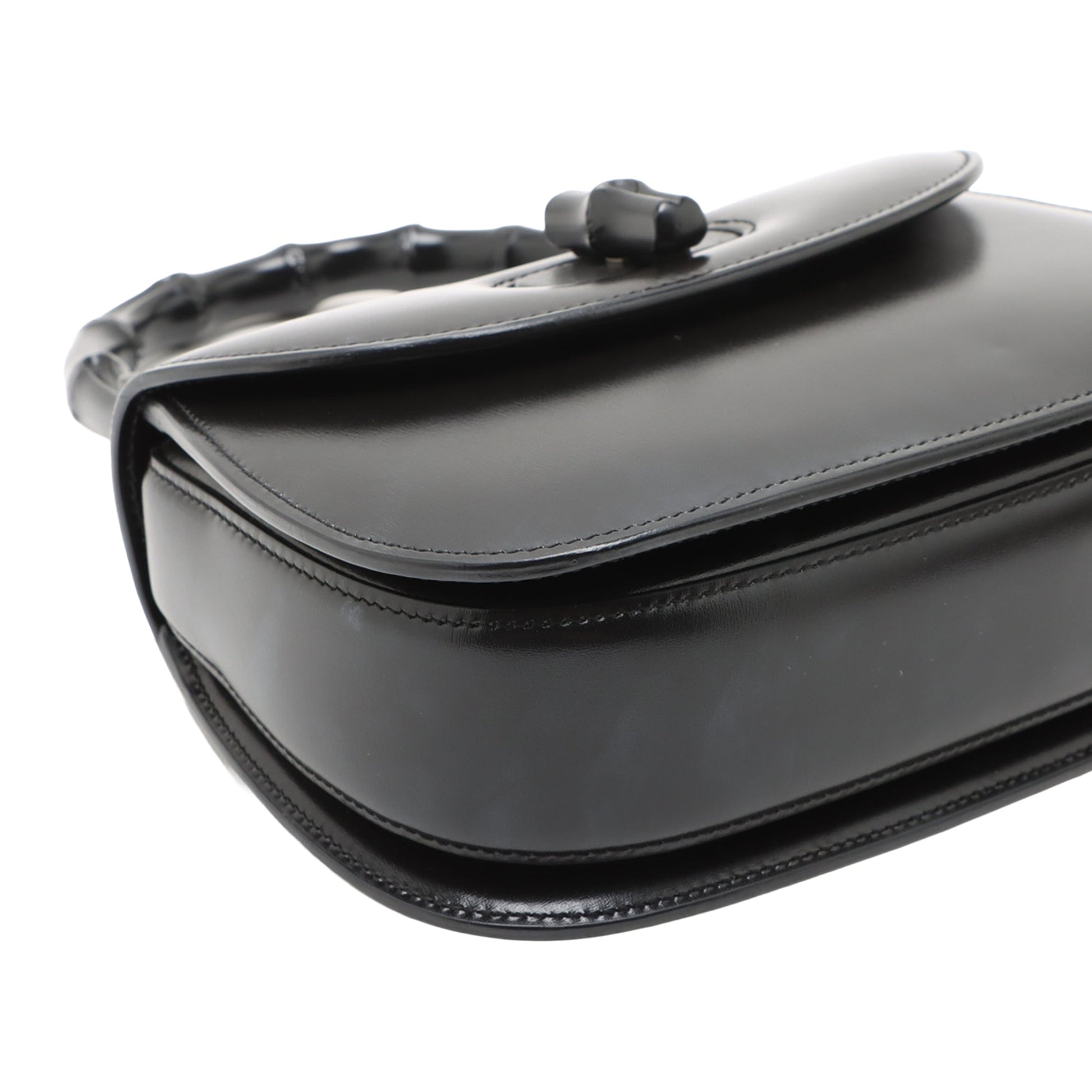 Gucci Mini Calfskin 1947 Bamboo Top Handle Bag