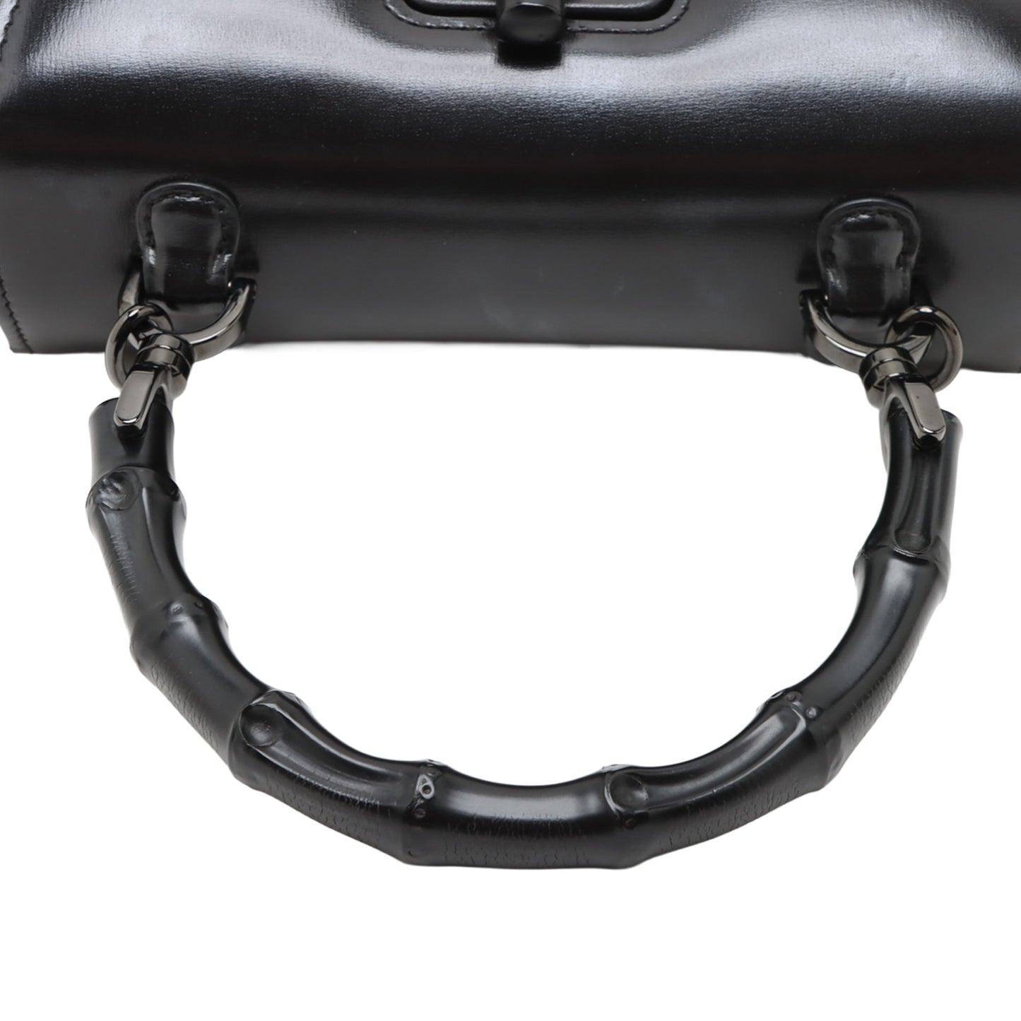 Gucci Mini Calfskin 1947 Bamboo Top Handle Bag
