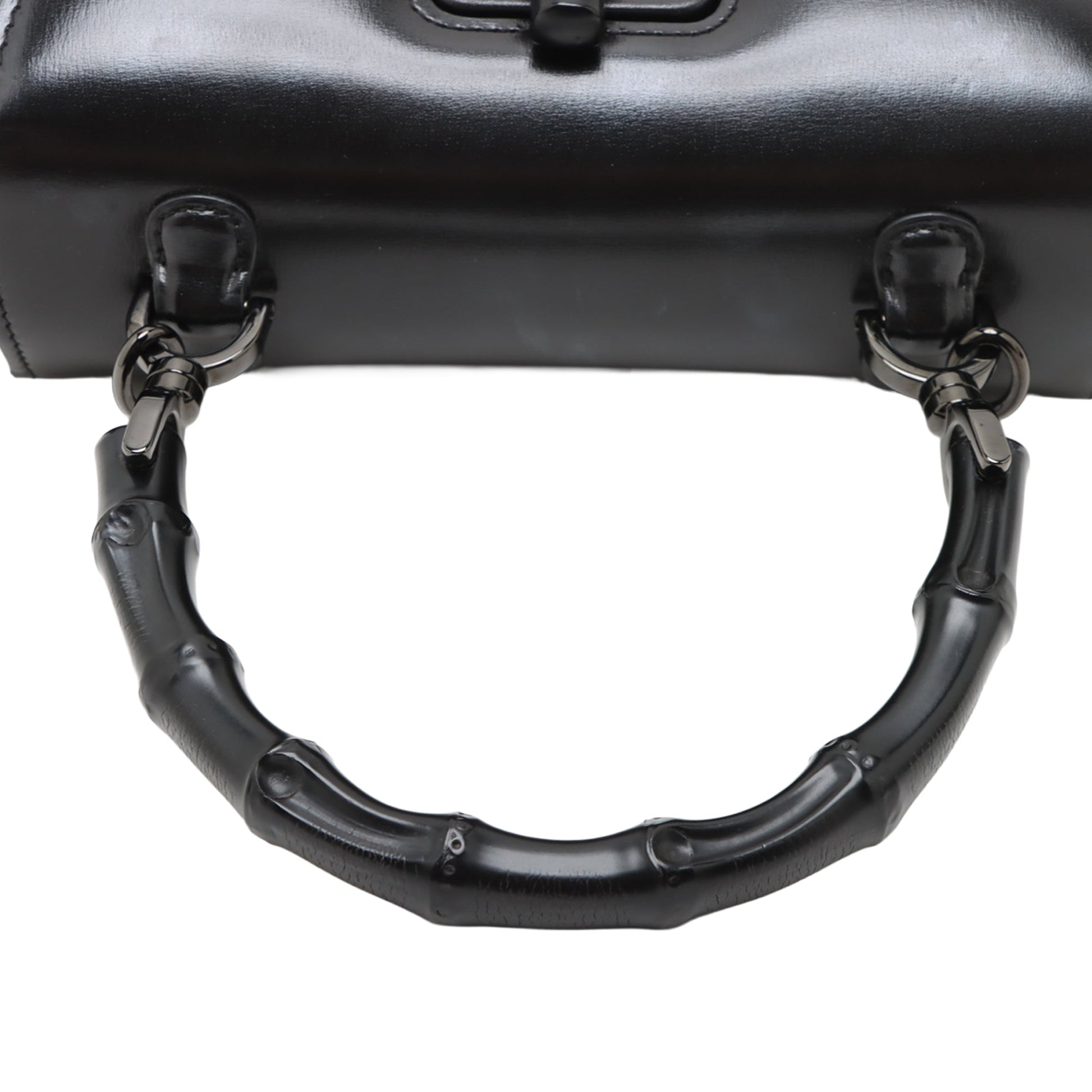 Gucci Mini Calfskin 1947 Bamboo Top Handle Bag