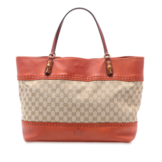 Gucci Large GG Canvas Laidback Crafty Tote