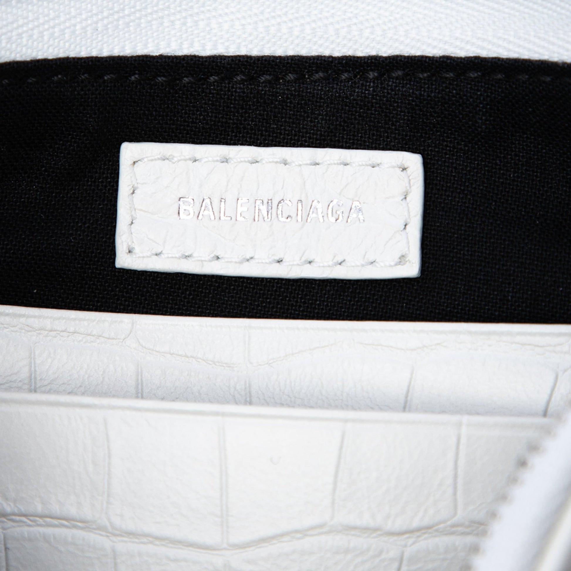 Balenciaga Mini Embossed Leather Motocross Le Cagole