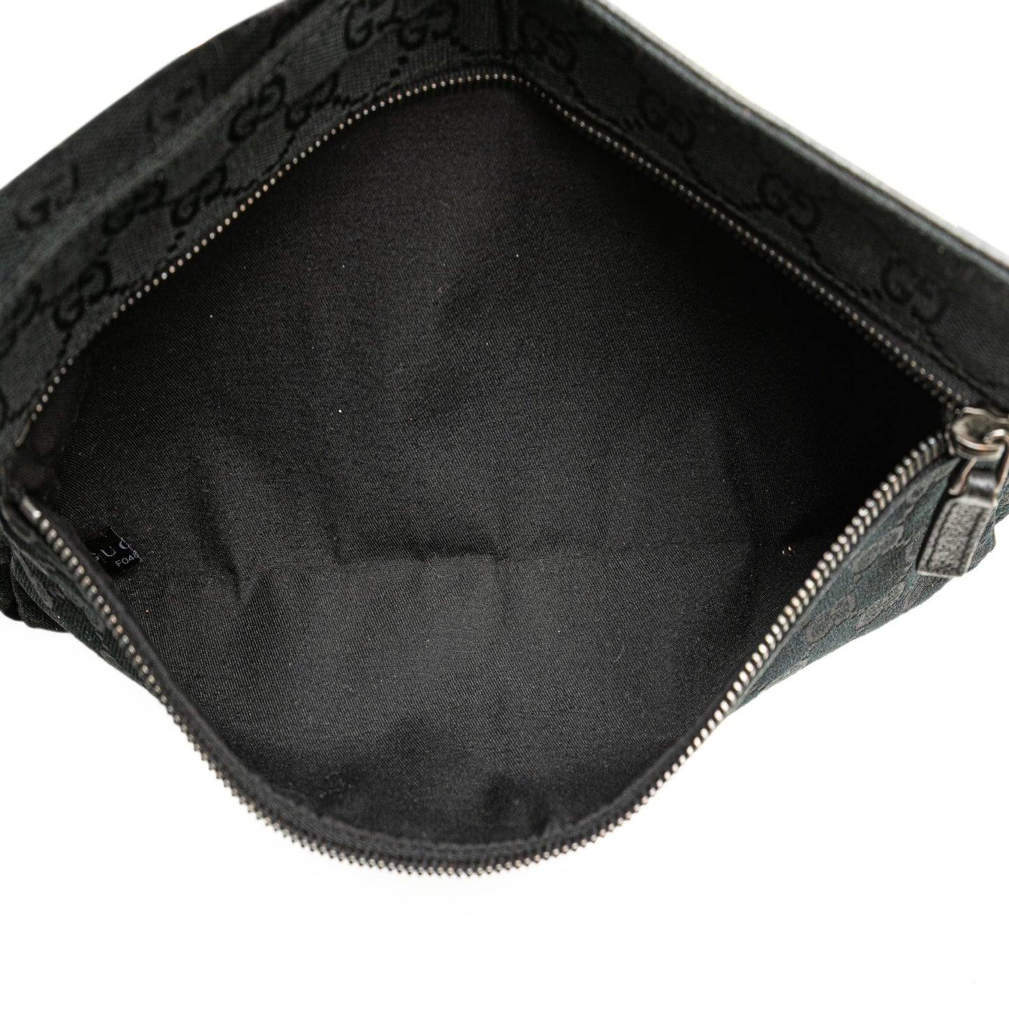 Gucci GG Canvas Double Pocket Belt Bag