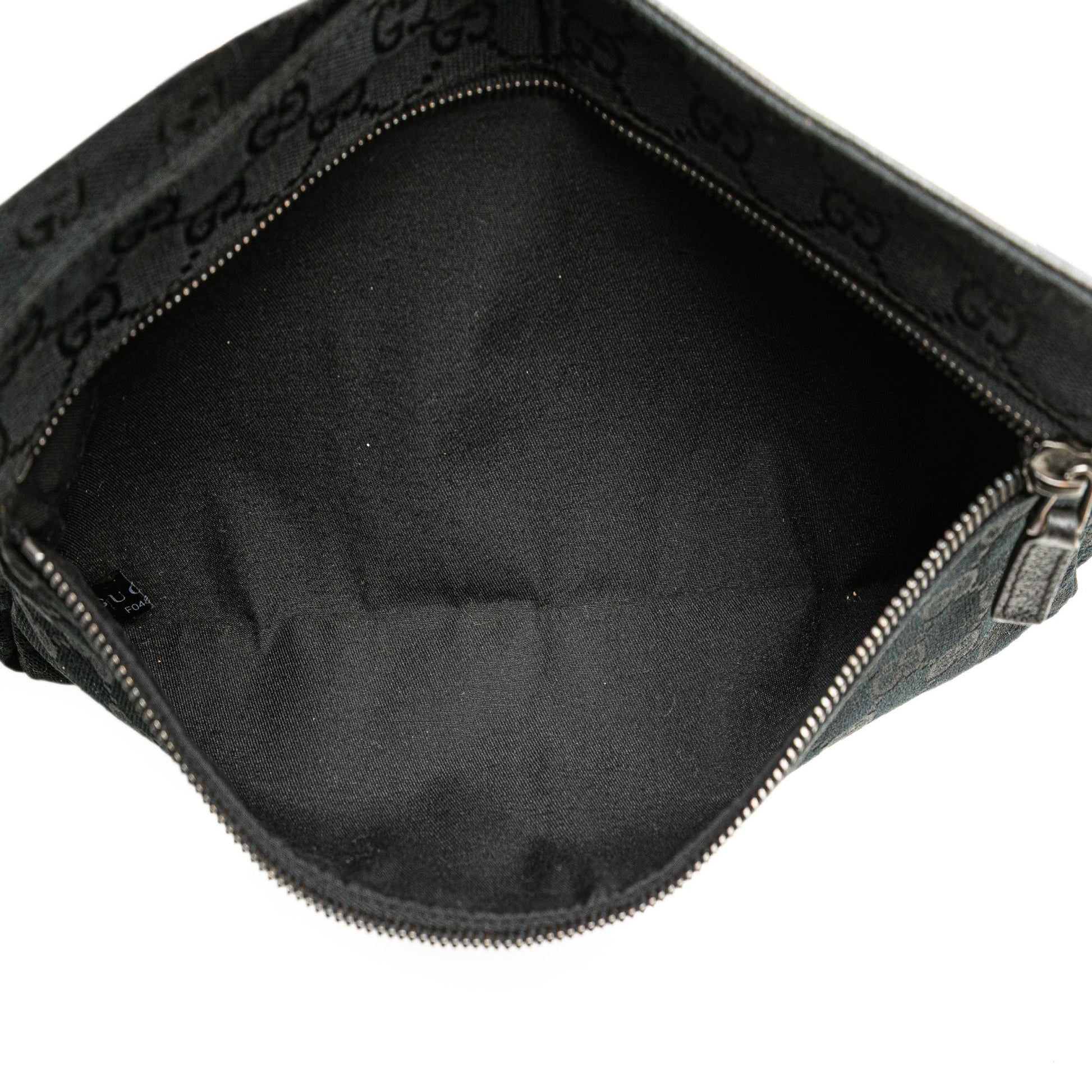 Gucci GG Canvas Double Pocket Belt Bag