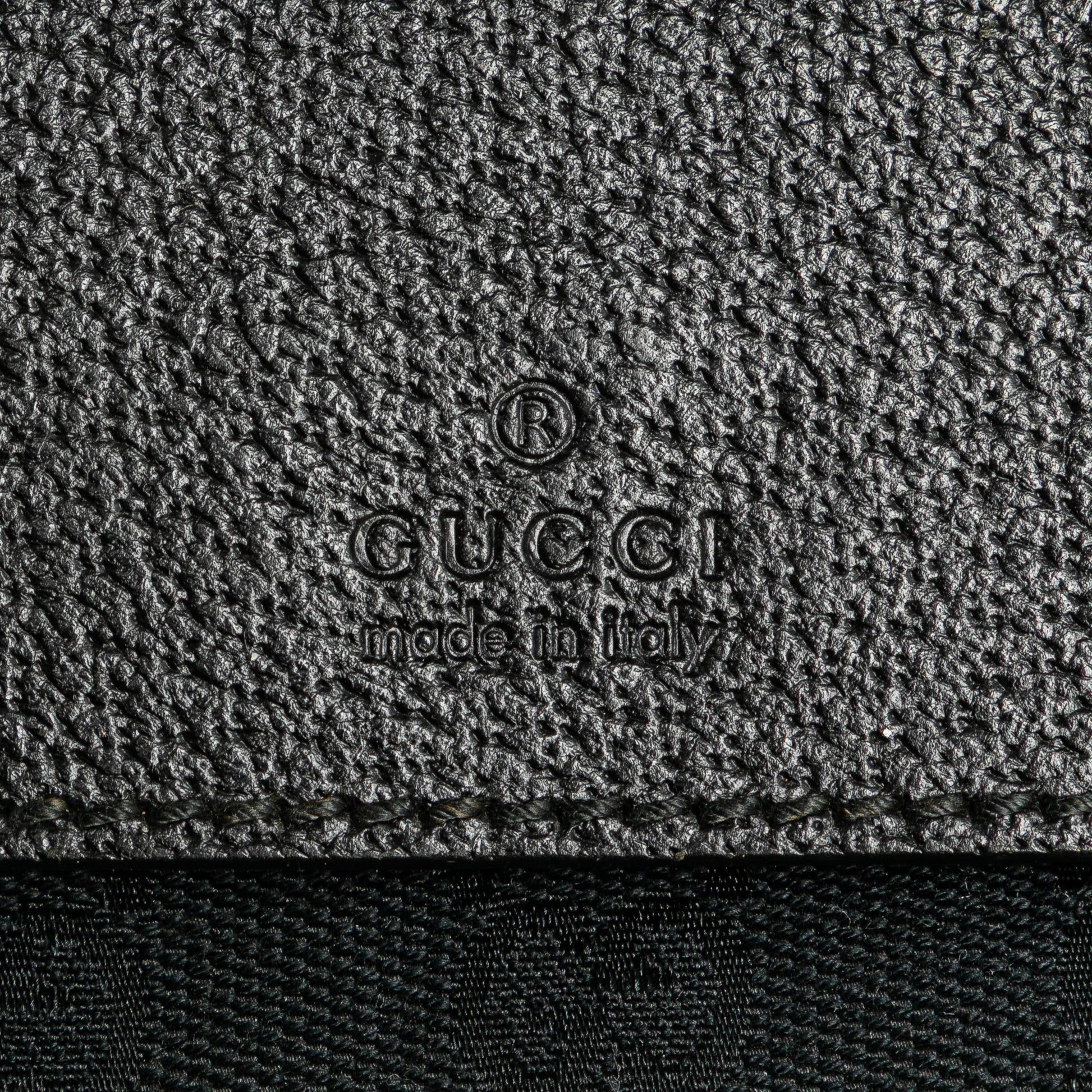 Gucci GG Canvas Double Pocket Belt Bag