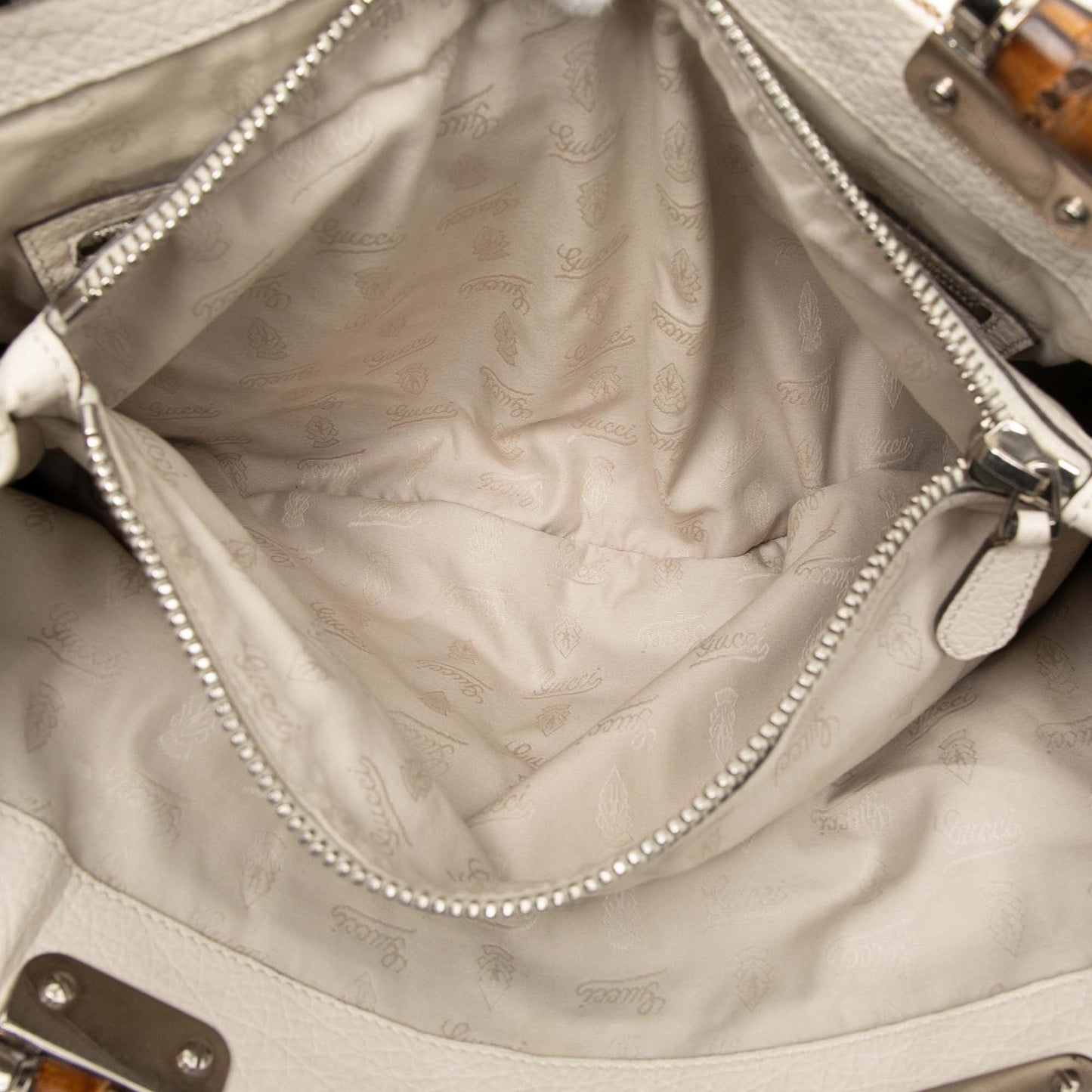 Gucci Medium GG Canvas Bamboo Libeccio Tote