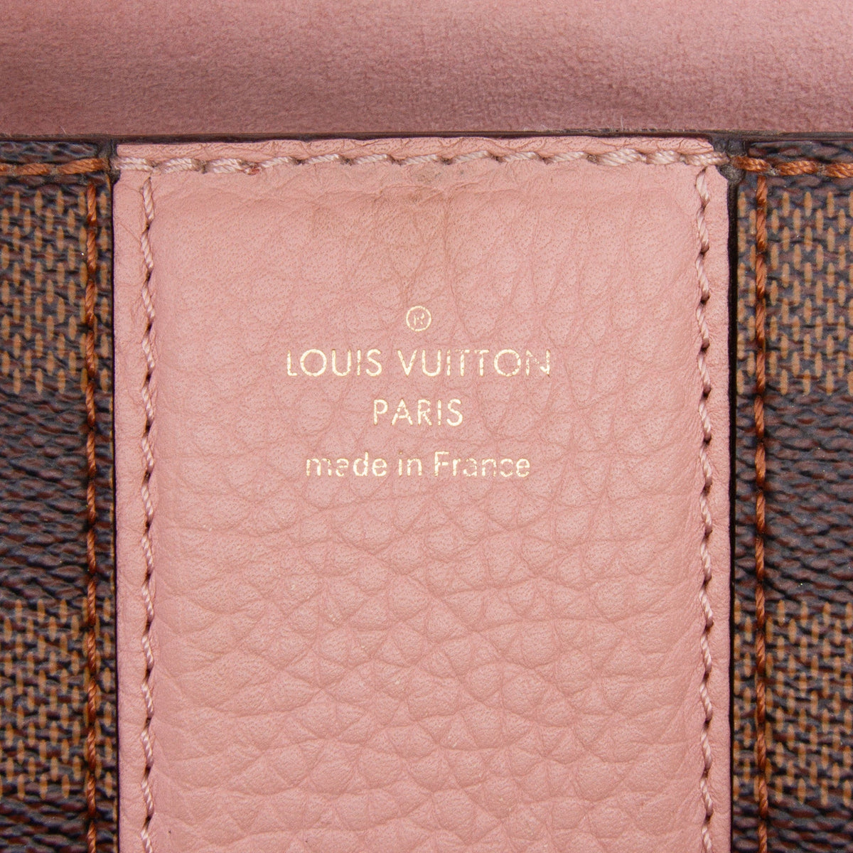 Louis Vuitton Damier Ebene Cuir Taurillon Wight