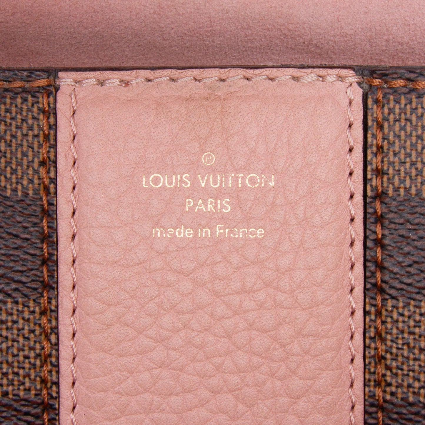 Louis Vuitton Damier Ebene Cuir Taurillon Wight