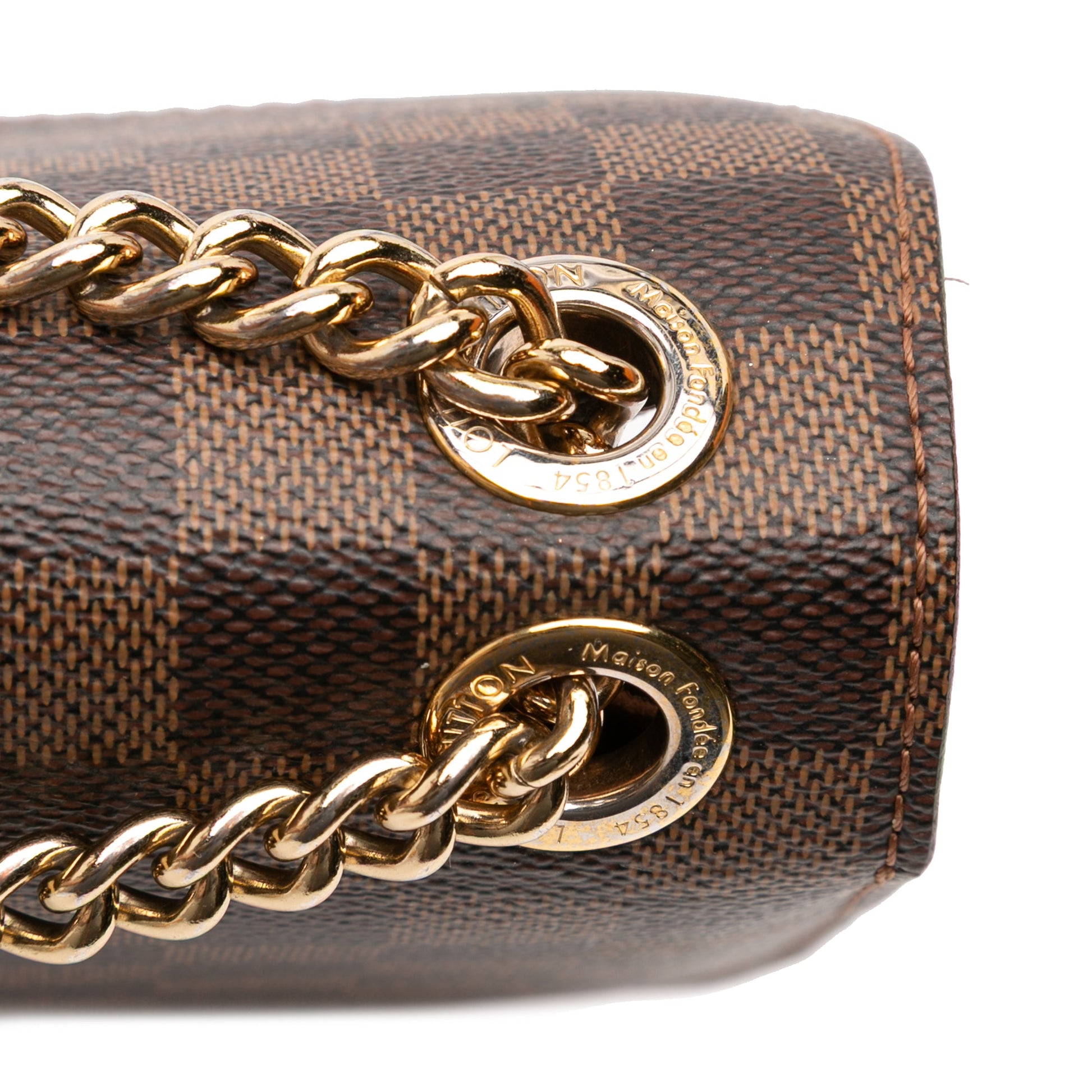 Louis Vuitton Damier Ebene Cuir Taurillon Wight