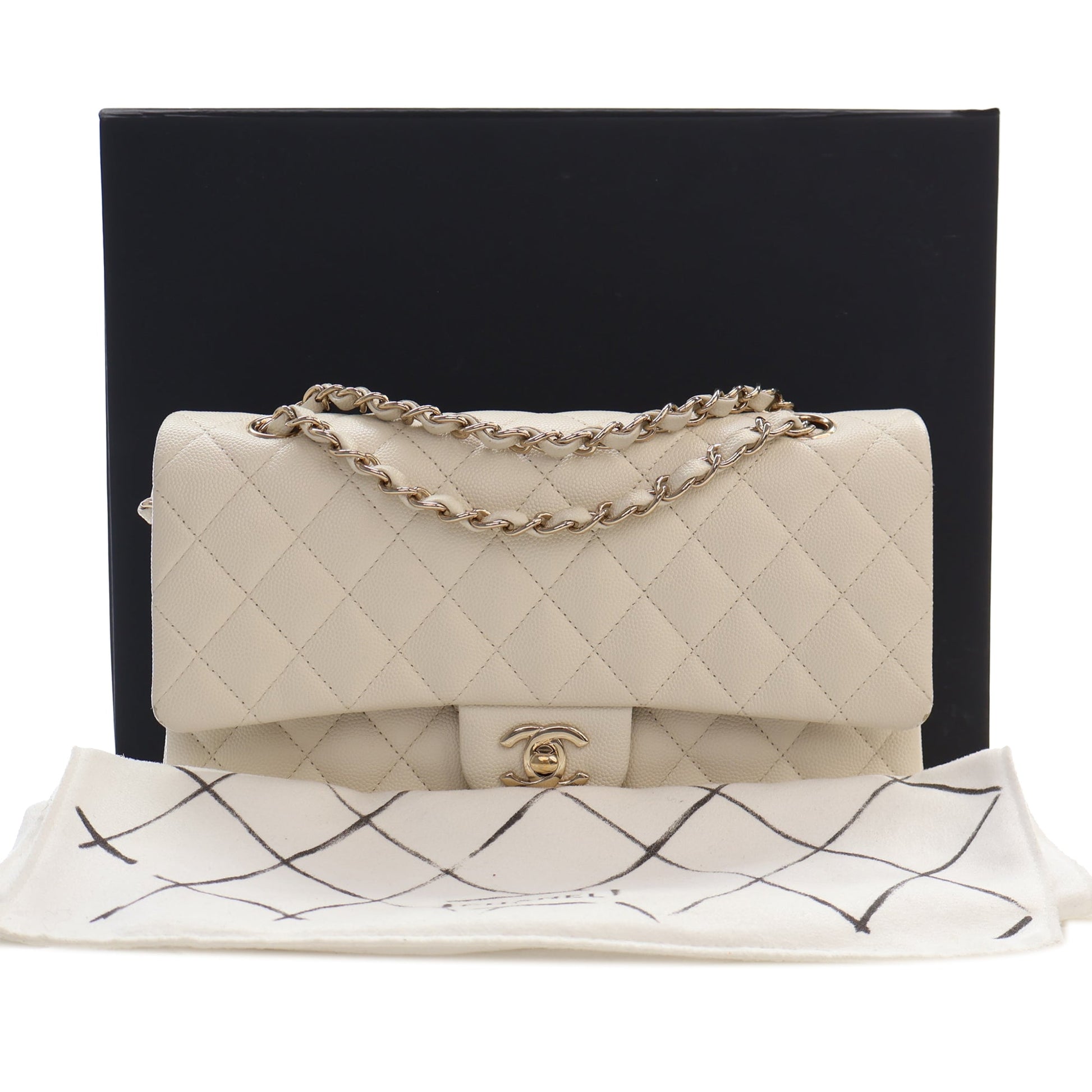 Chanel Medium Classic Caviar Double Flap