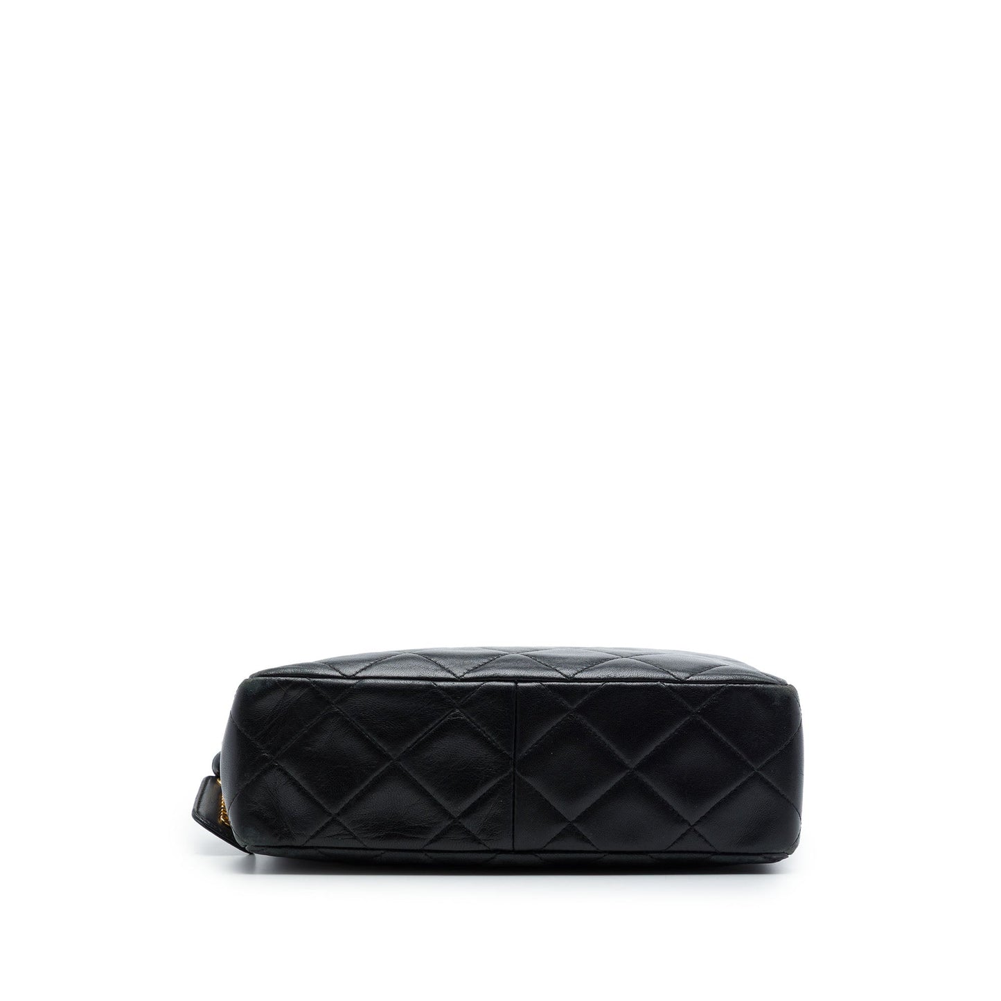 Chanel CC Quilted Lambskin Twisted Strap Crossbody