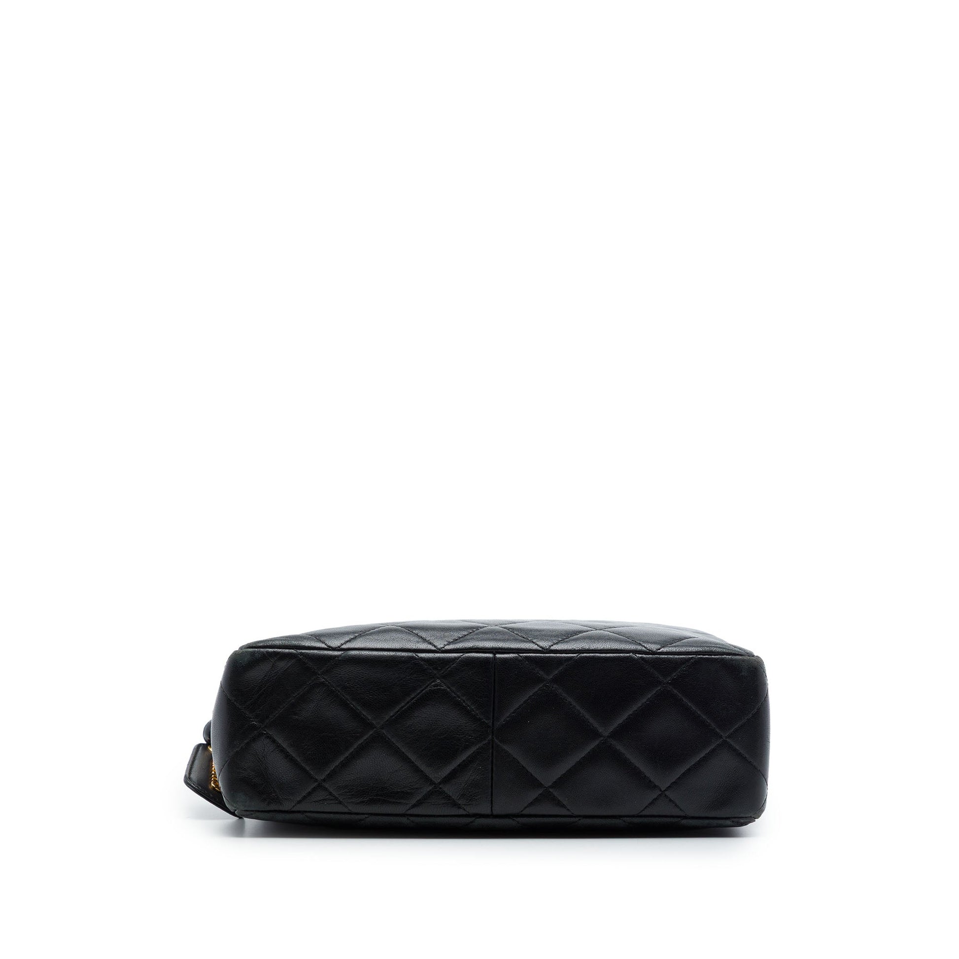 Chanel CC Quilted Lambskin Twisted Strap Crossbody